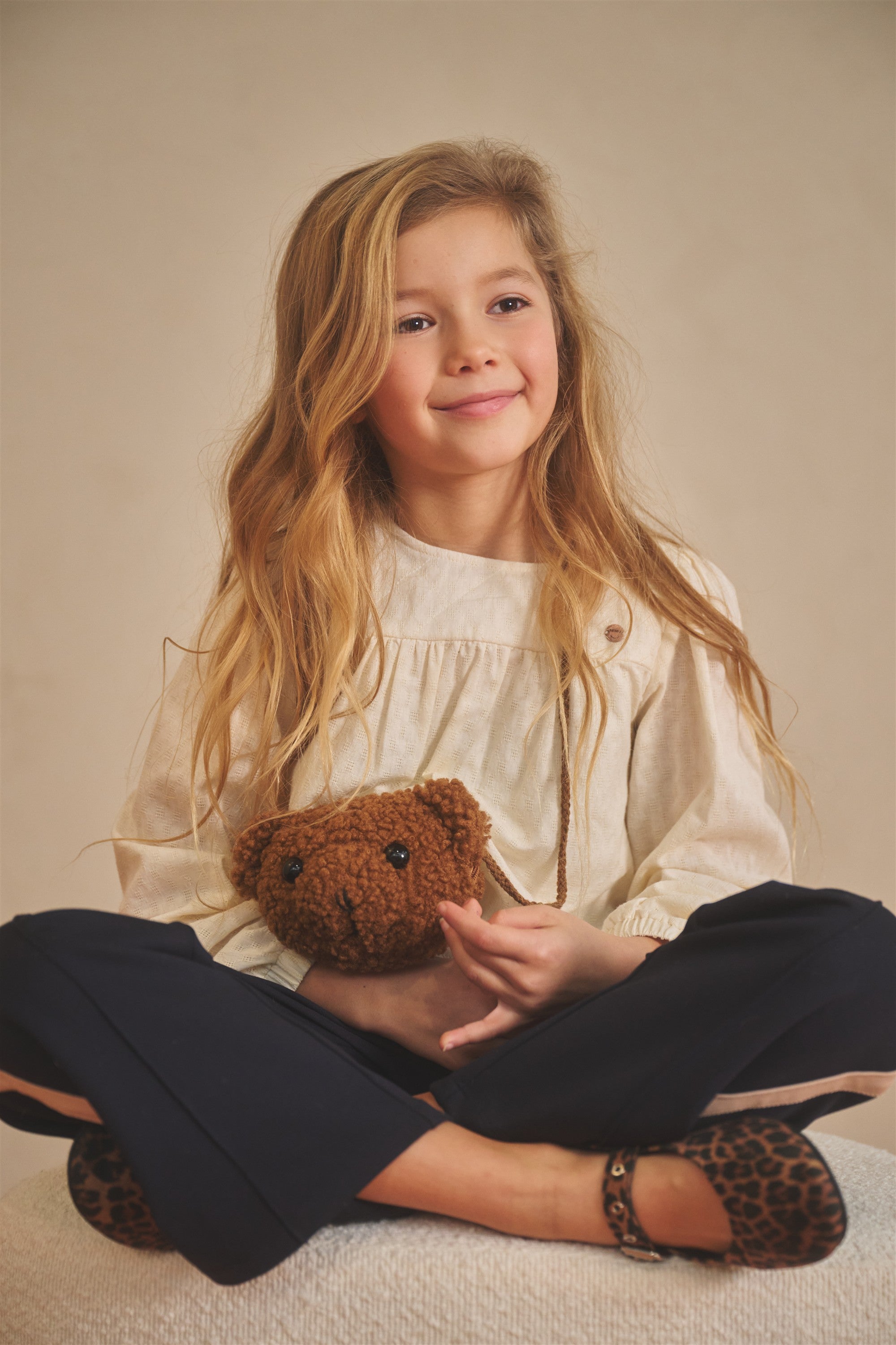 Tirzy Poplin Blouse Ivoor