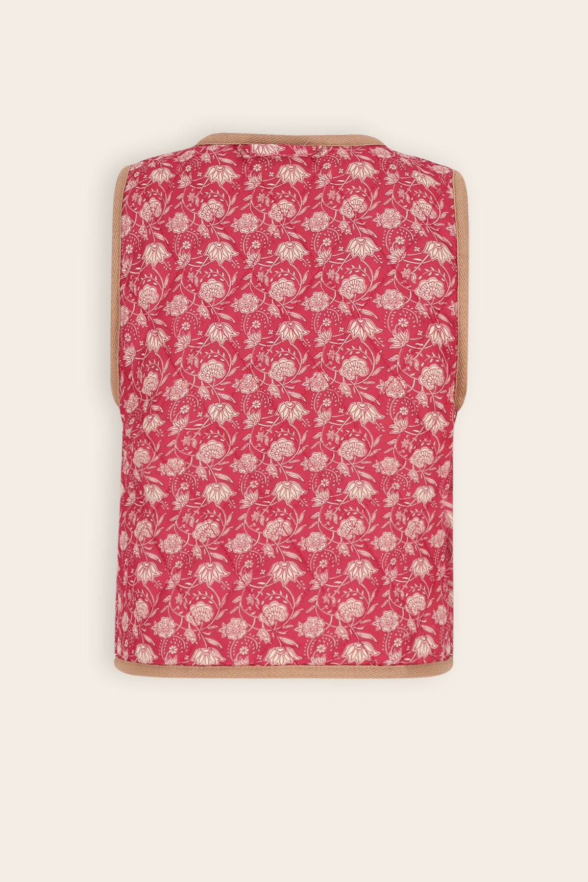 Katya Reversible Gilet Donkerroze