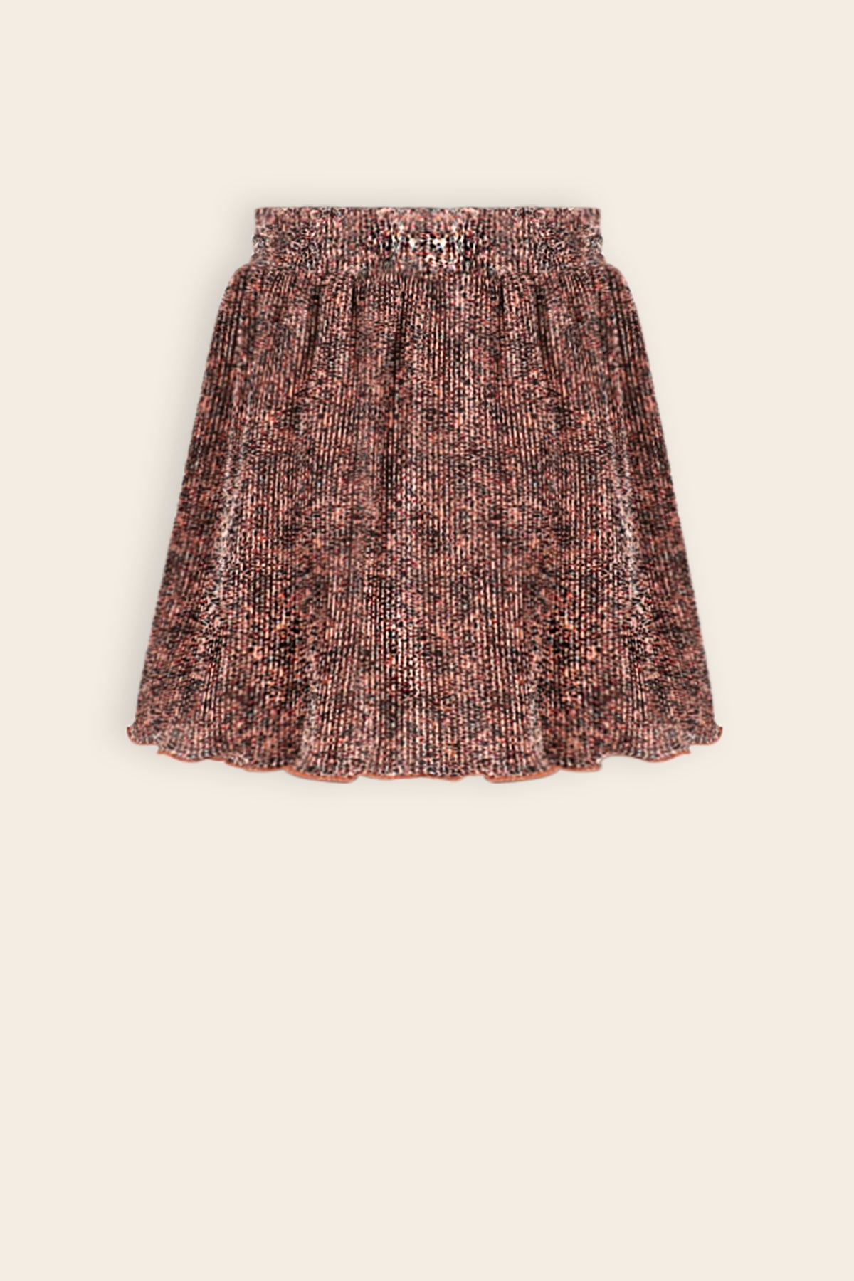 Nele Plissee Rok Taupe