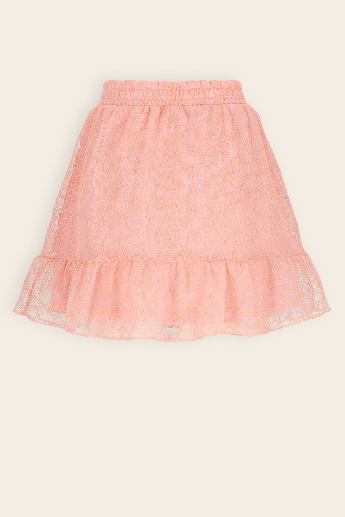 Ninay Geborduurde Tule Rok Roze