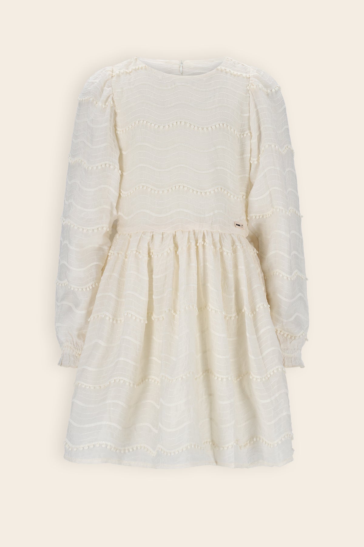 Milly PomPom jurk Ivoor