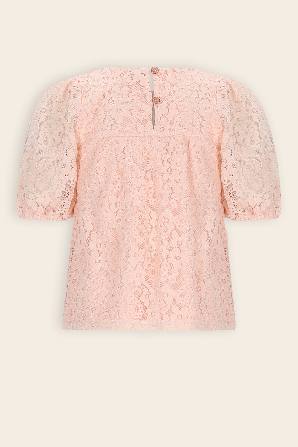 Tina Kanten Top Zacht Roze