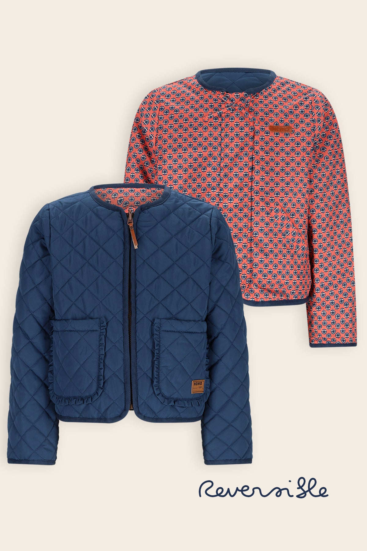 Diaz Omkeerbaar Jasje Blauw