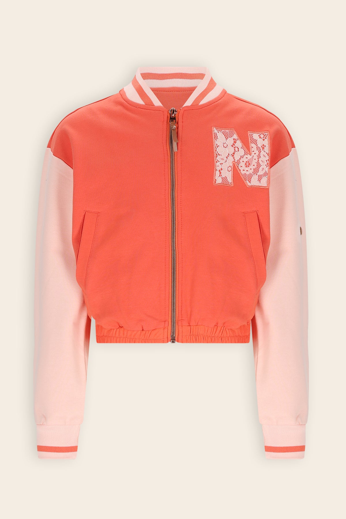 Devis Sweat Vest Koraal Oranje