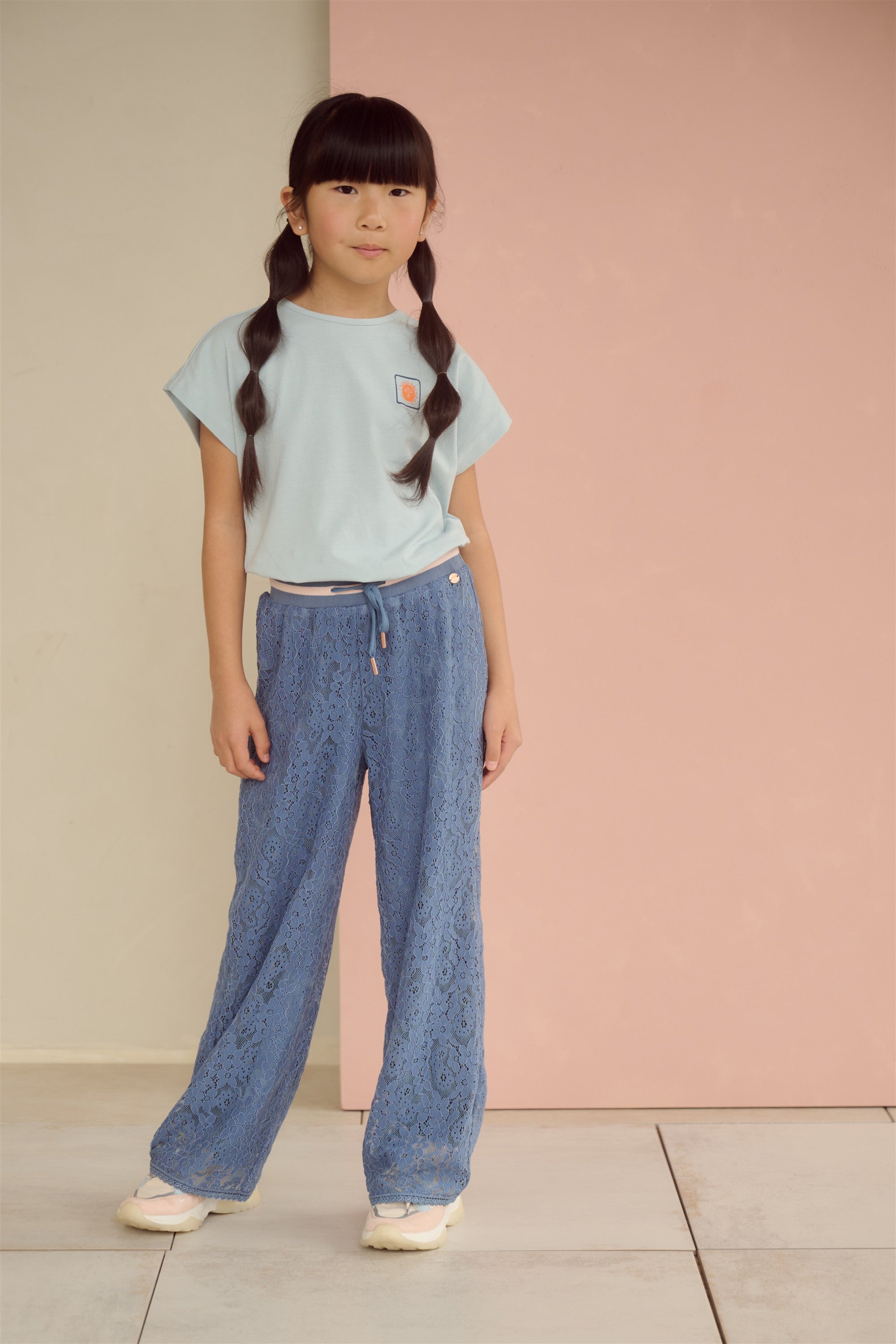 Kate Tshirt met Rugprint Blauw