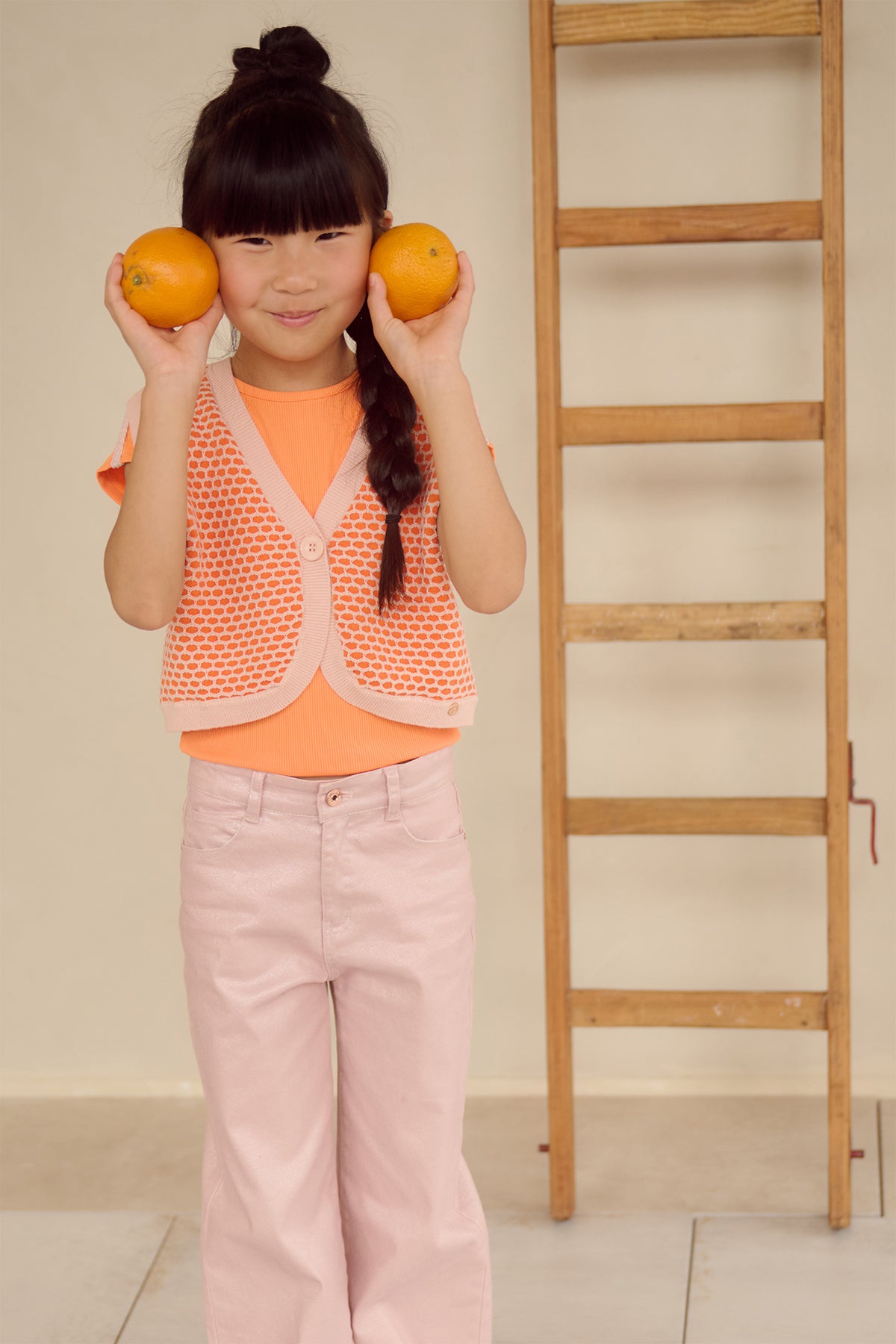 Kris RibJersey Top Oranje