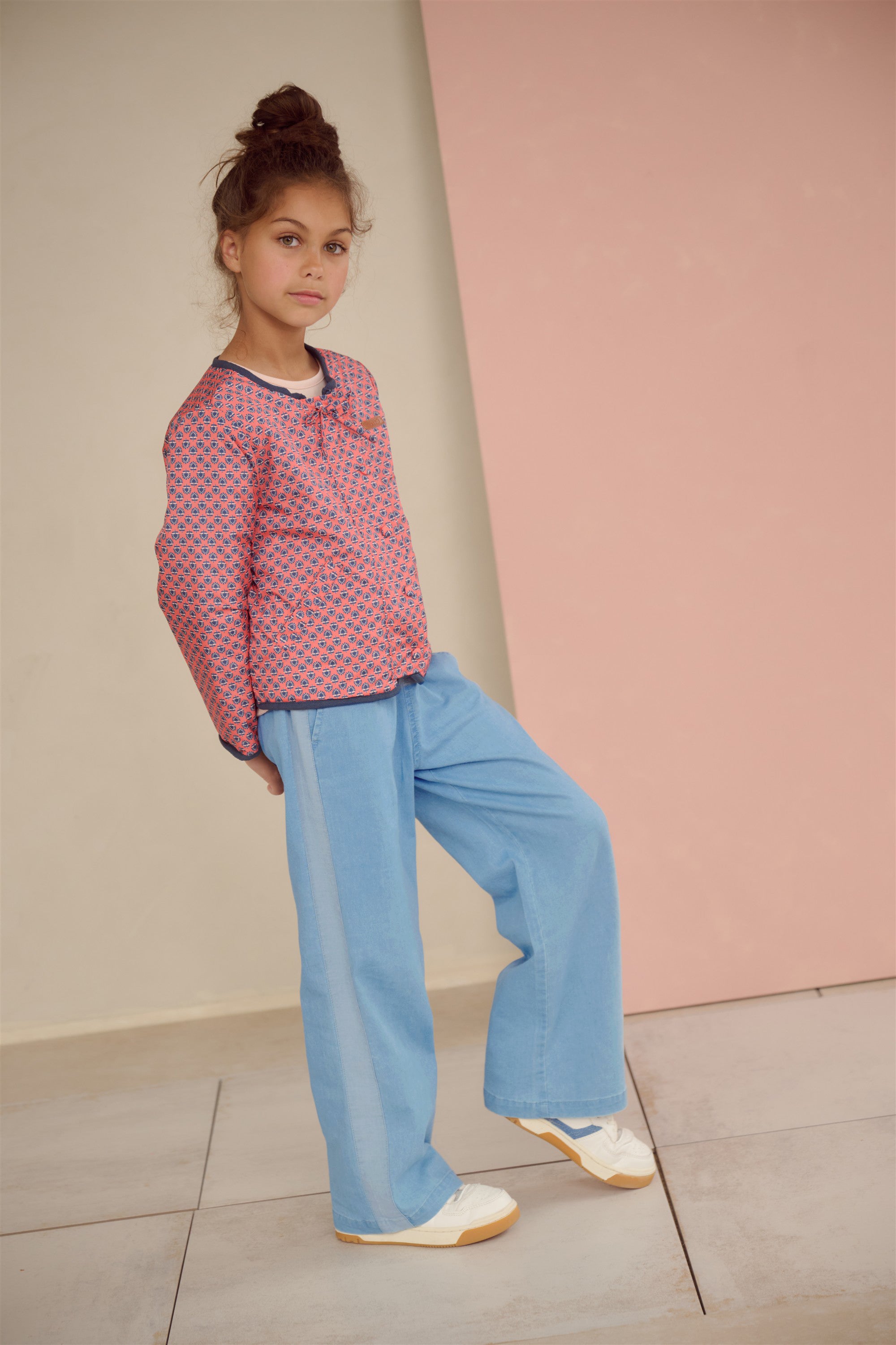 Sue Denim Wijde Broek Blauw