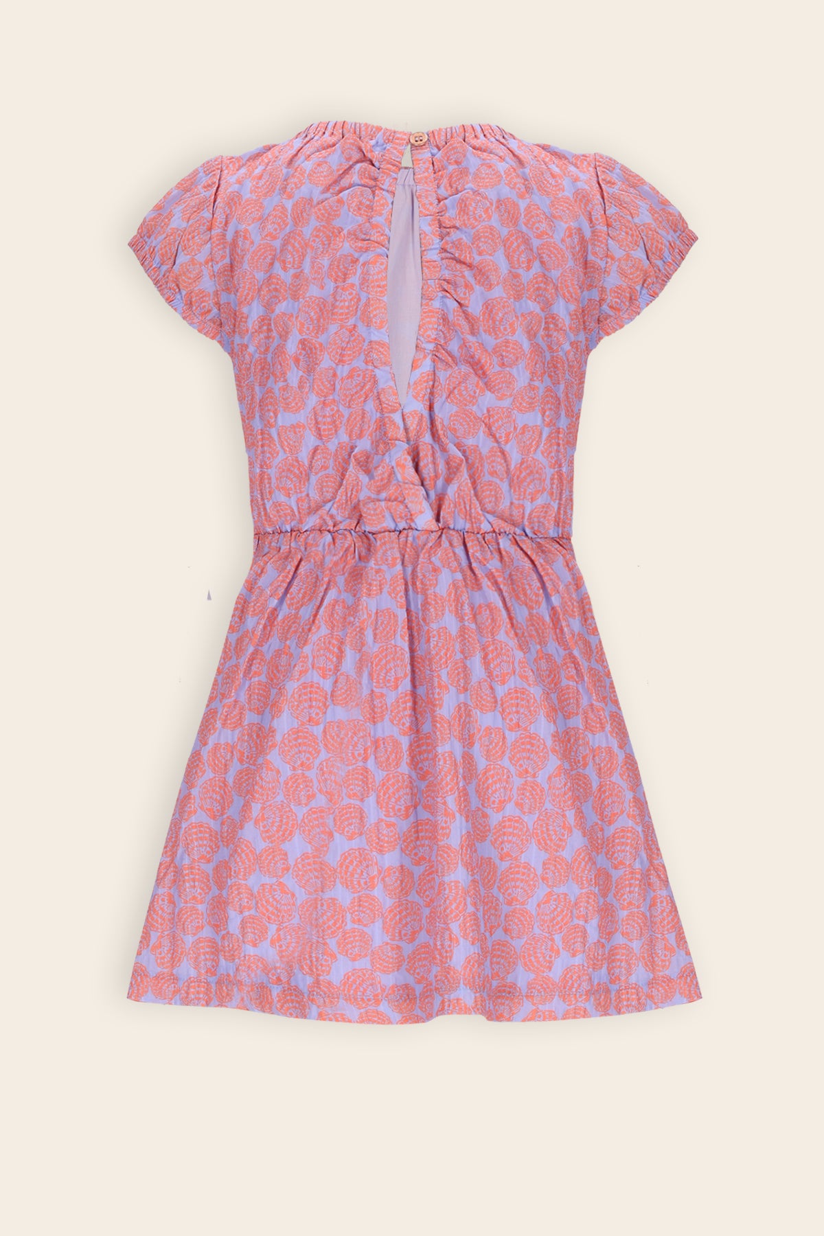 Mills Geprinte Jurk met open rug Paars