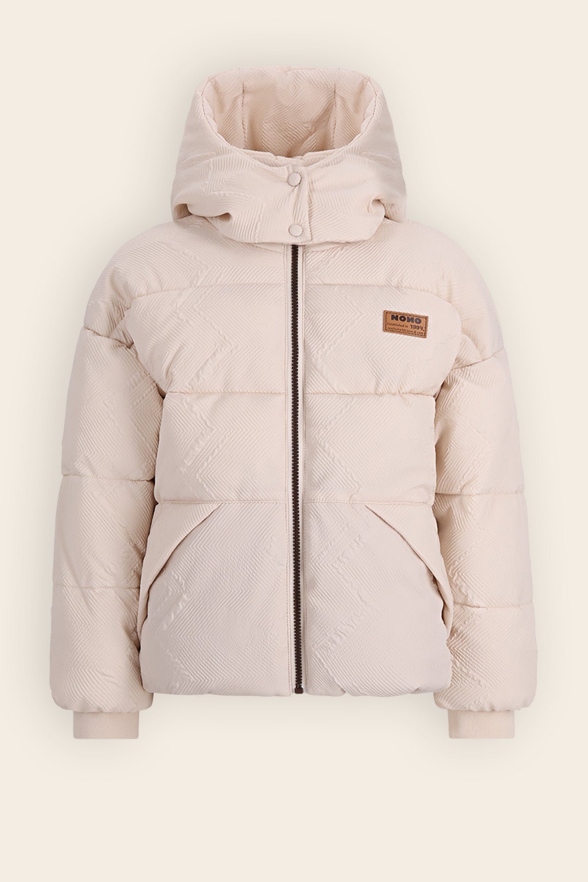 Beau Winterjas Wijde Fit Ivoor Wit
