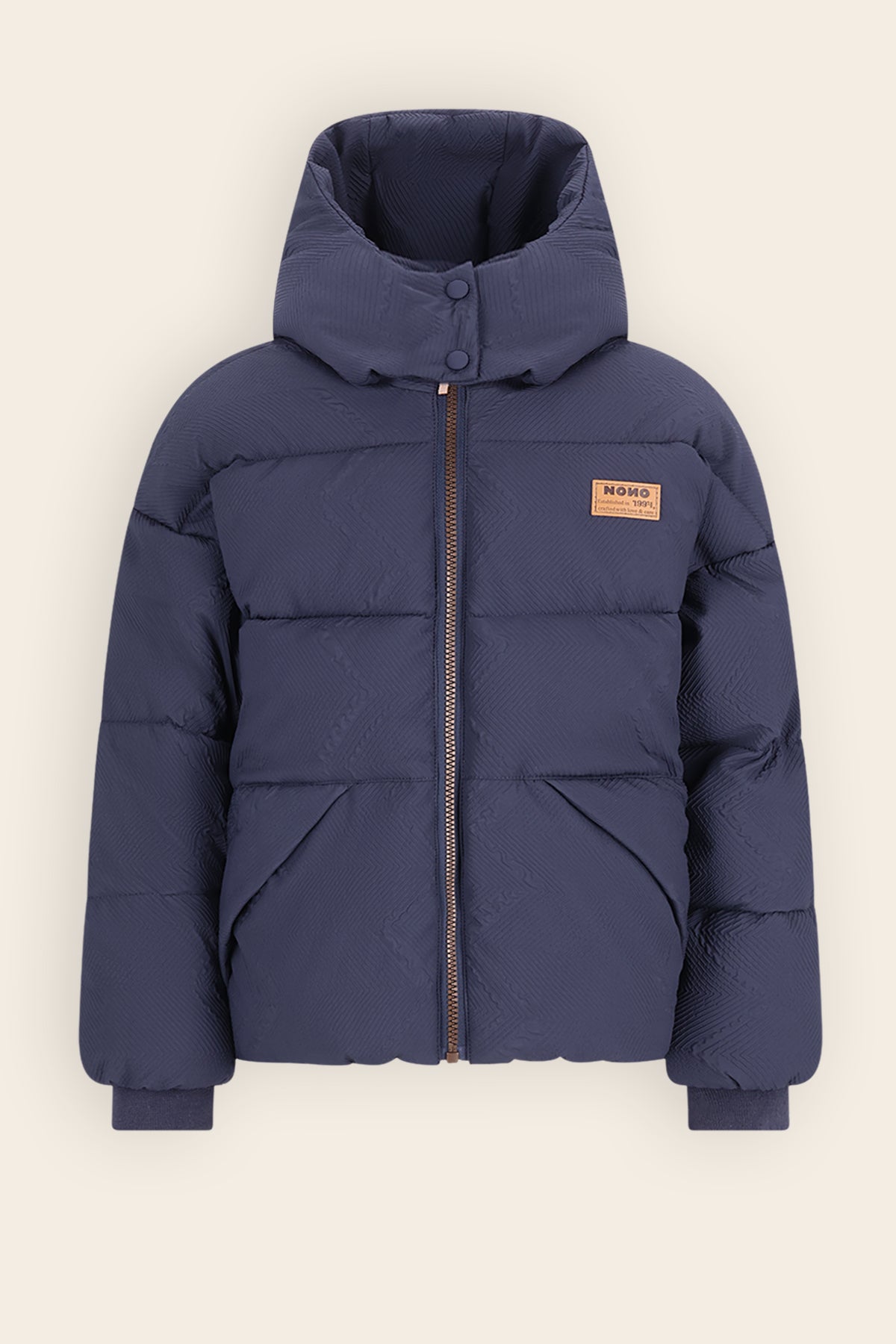 Beau Winterjas Wijde Fit Donkerblauw