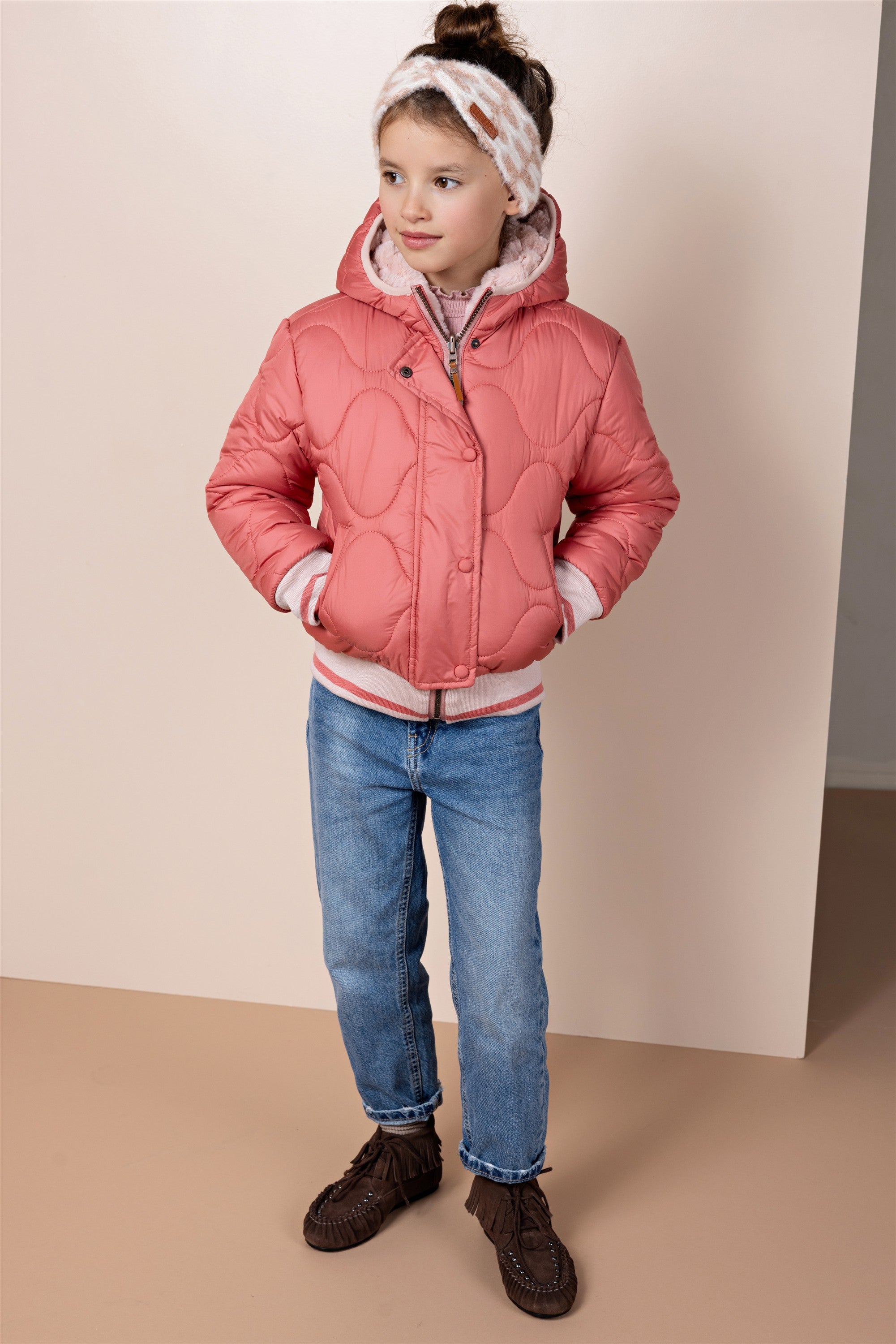 Bomby Reversible Bomberjas Roze
