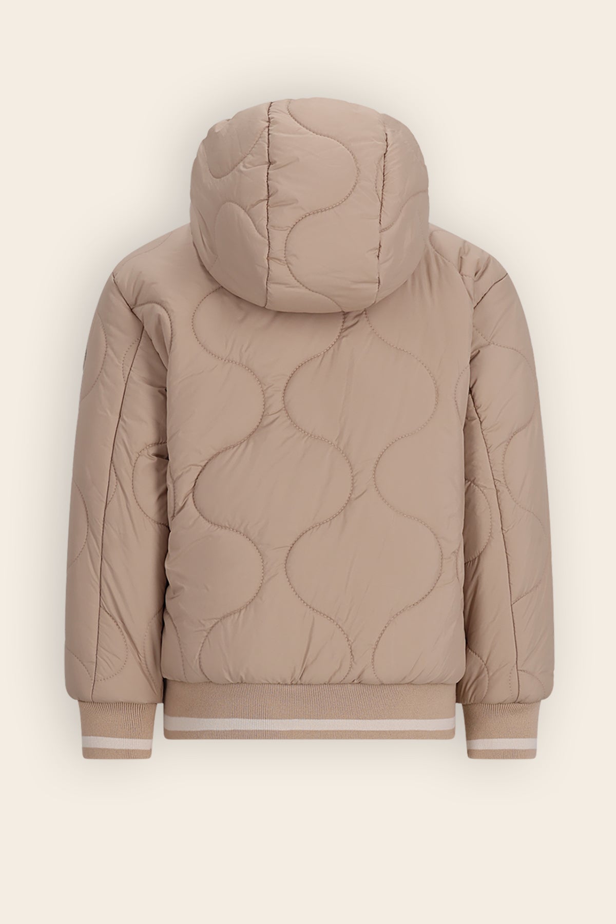 Bomby Reversible Bomber Jacket Beige