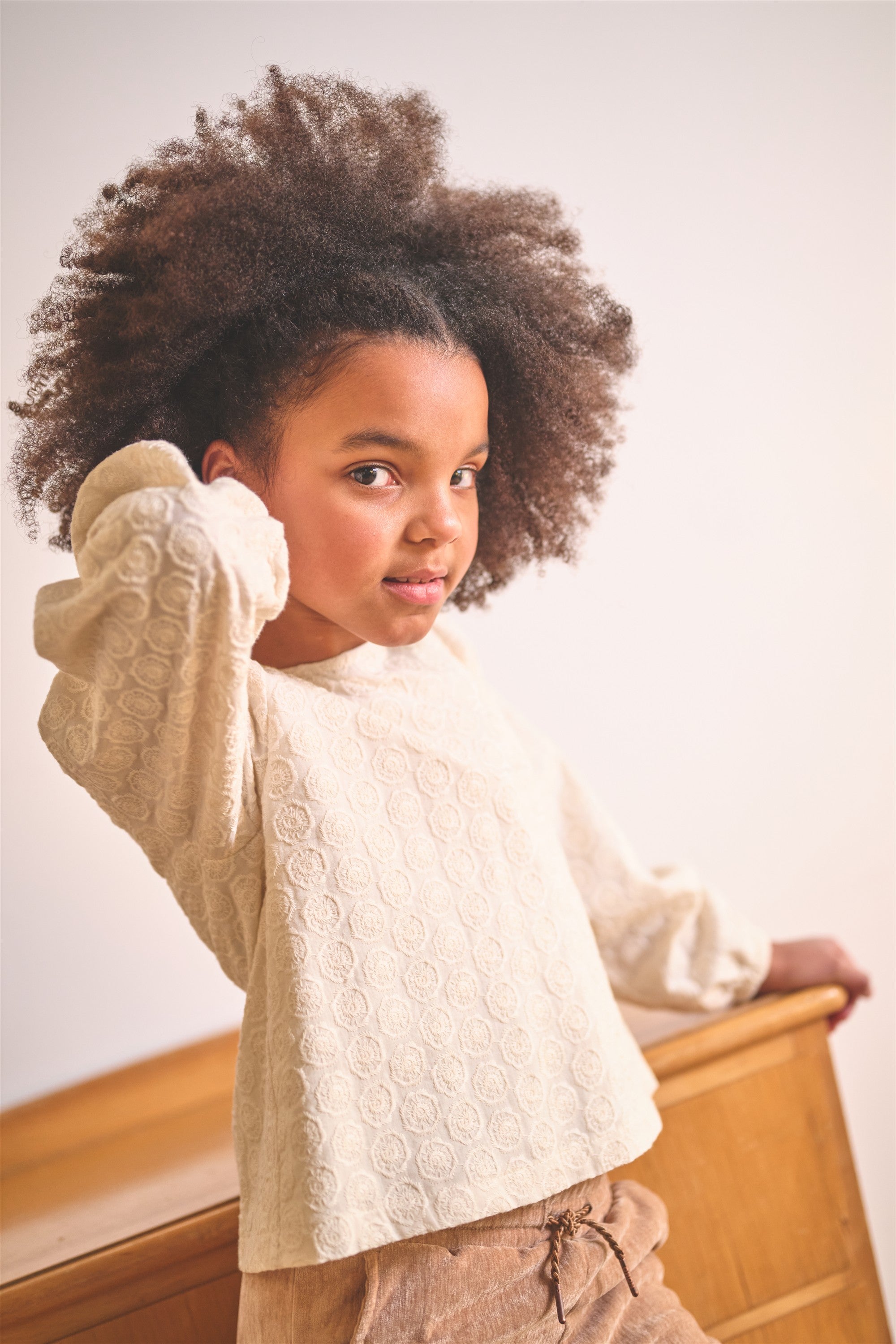 Tinne Geborduurde Blouse Wit