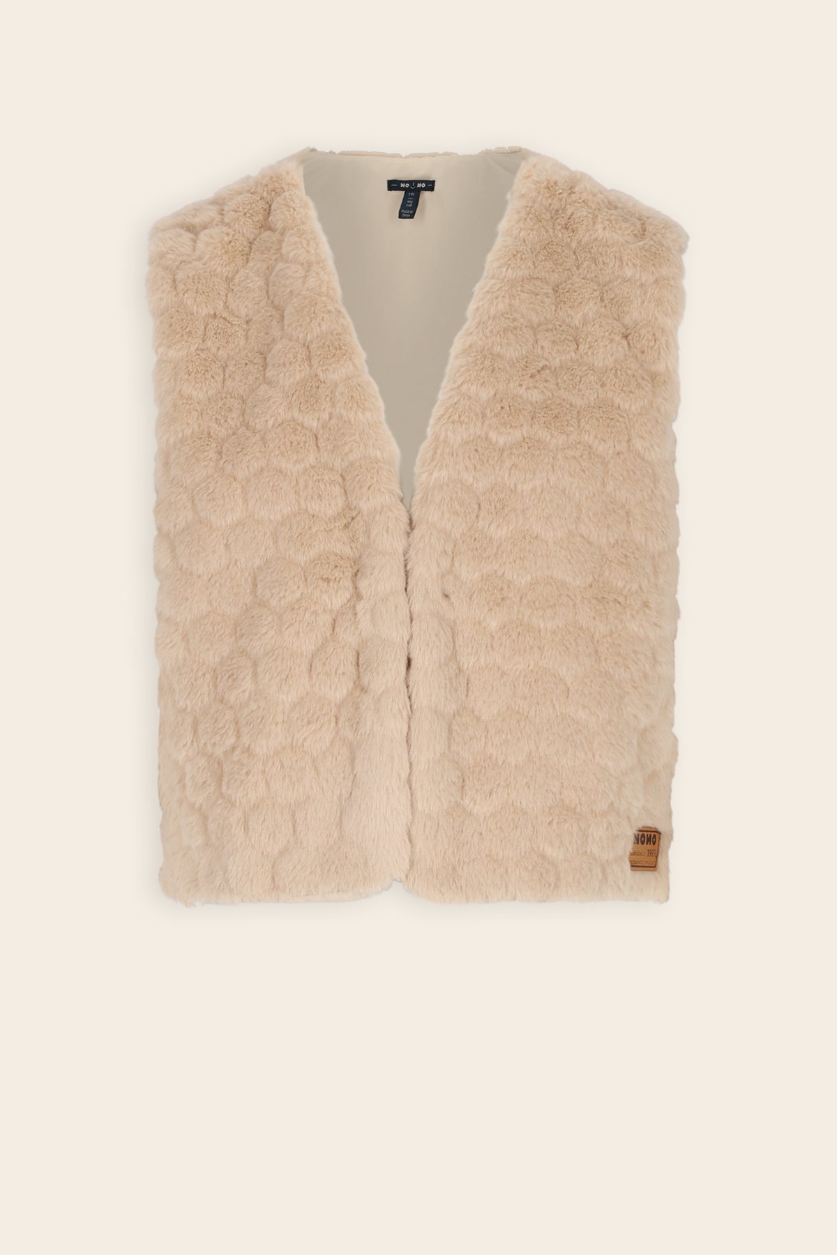 Kath Fur Gilet Sand