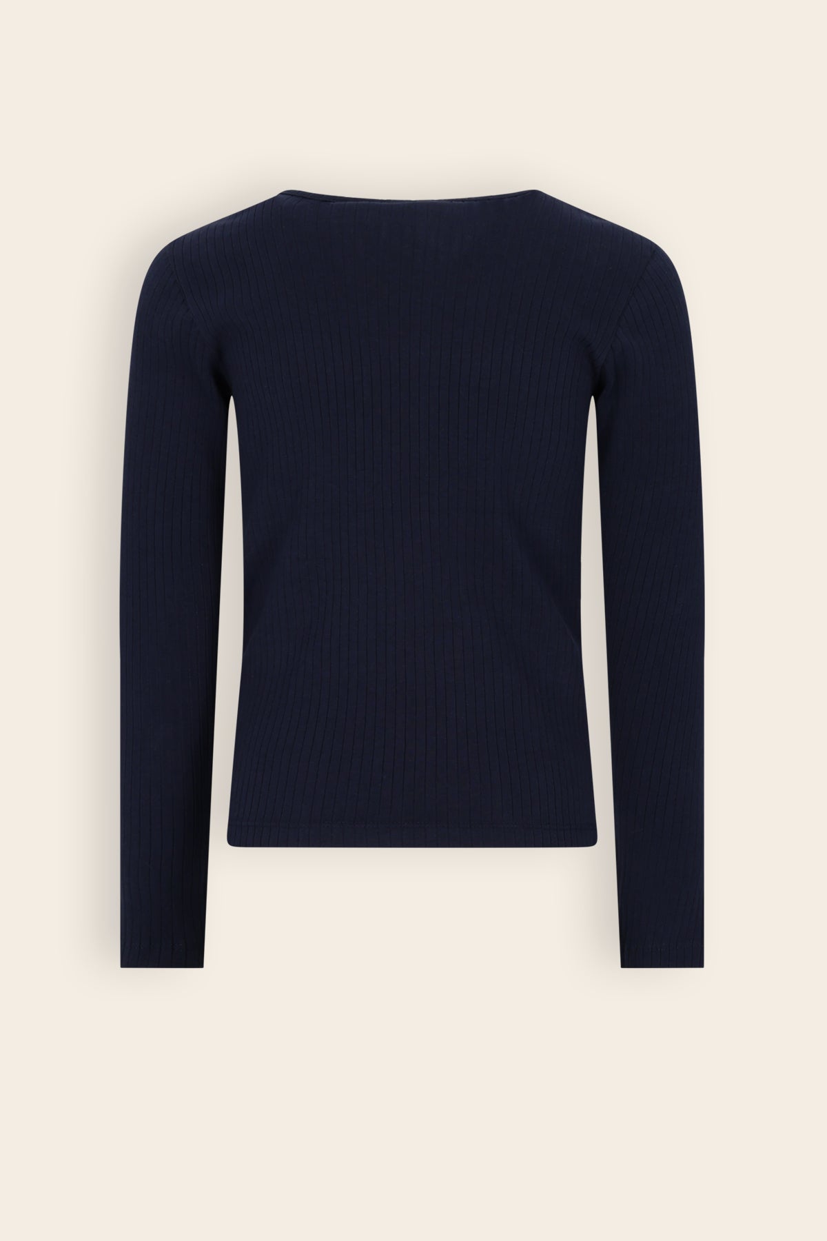 Kyas Rib Jersey T-shirt Dark Blue
