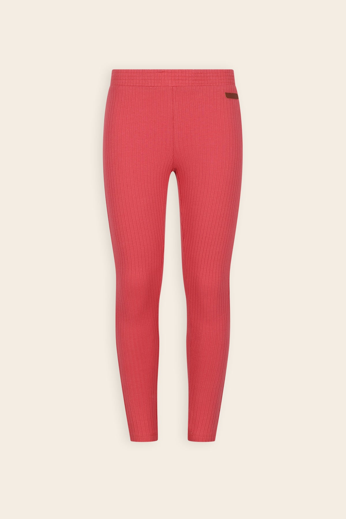 Sole Rib Jersey Legging Red