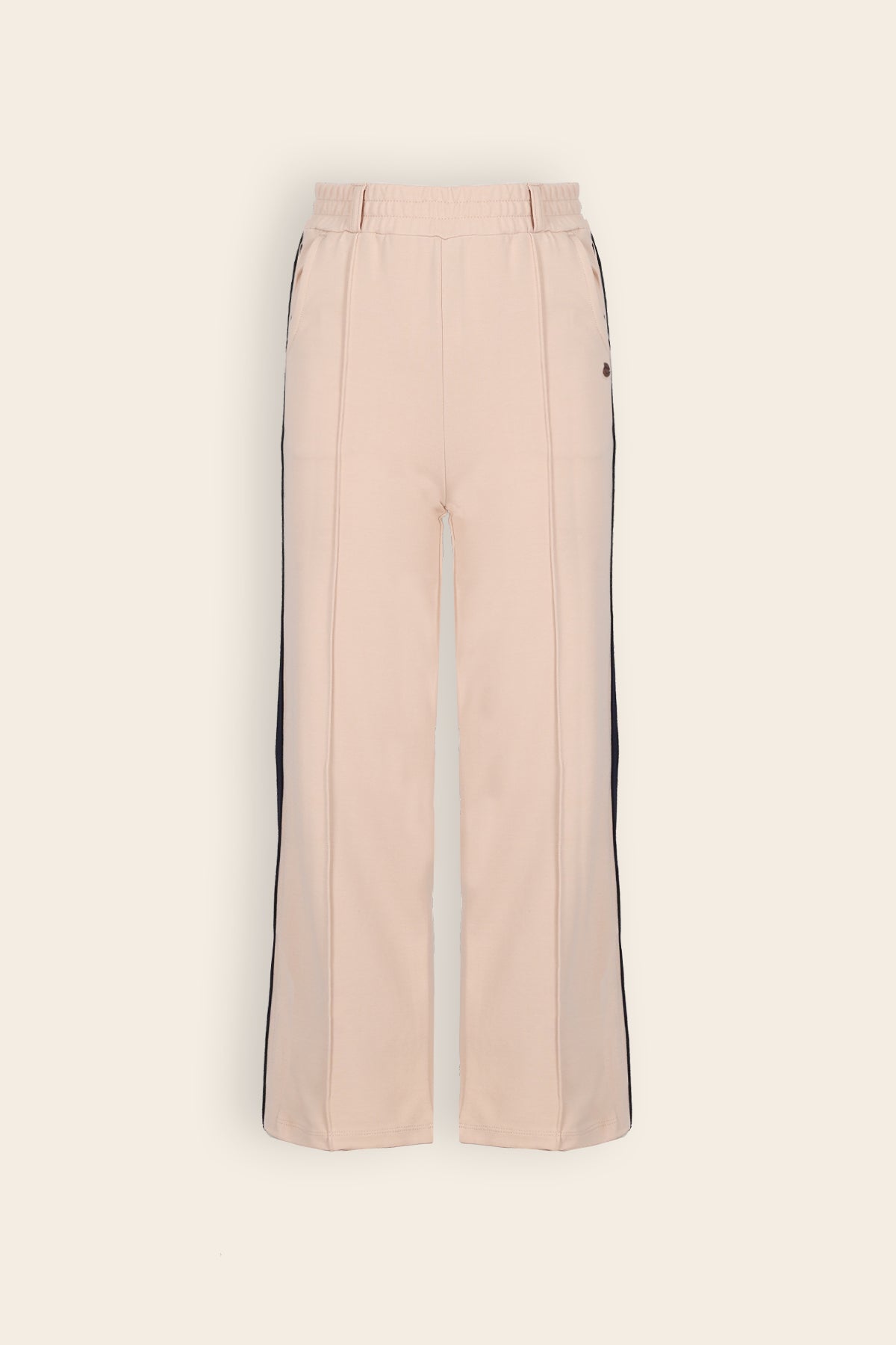 Sayla Wide Leg Interlock Sand
