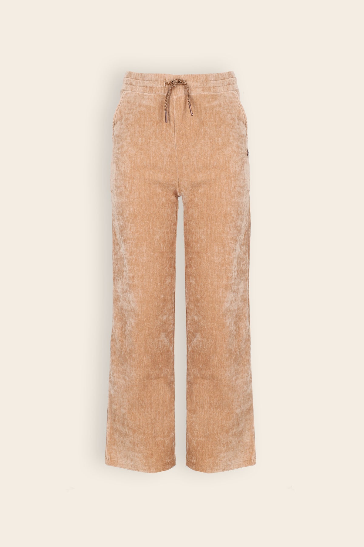 Sayla Wide Leg Velvet Brown