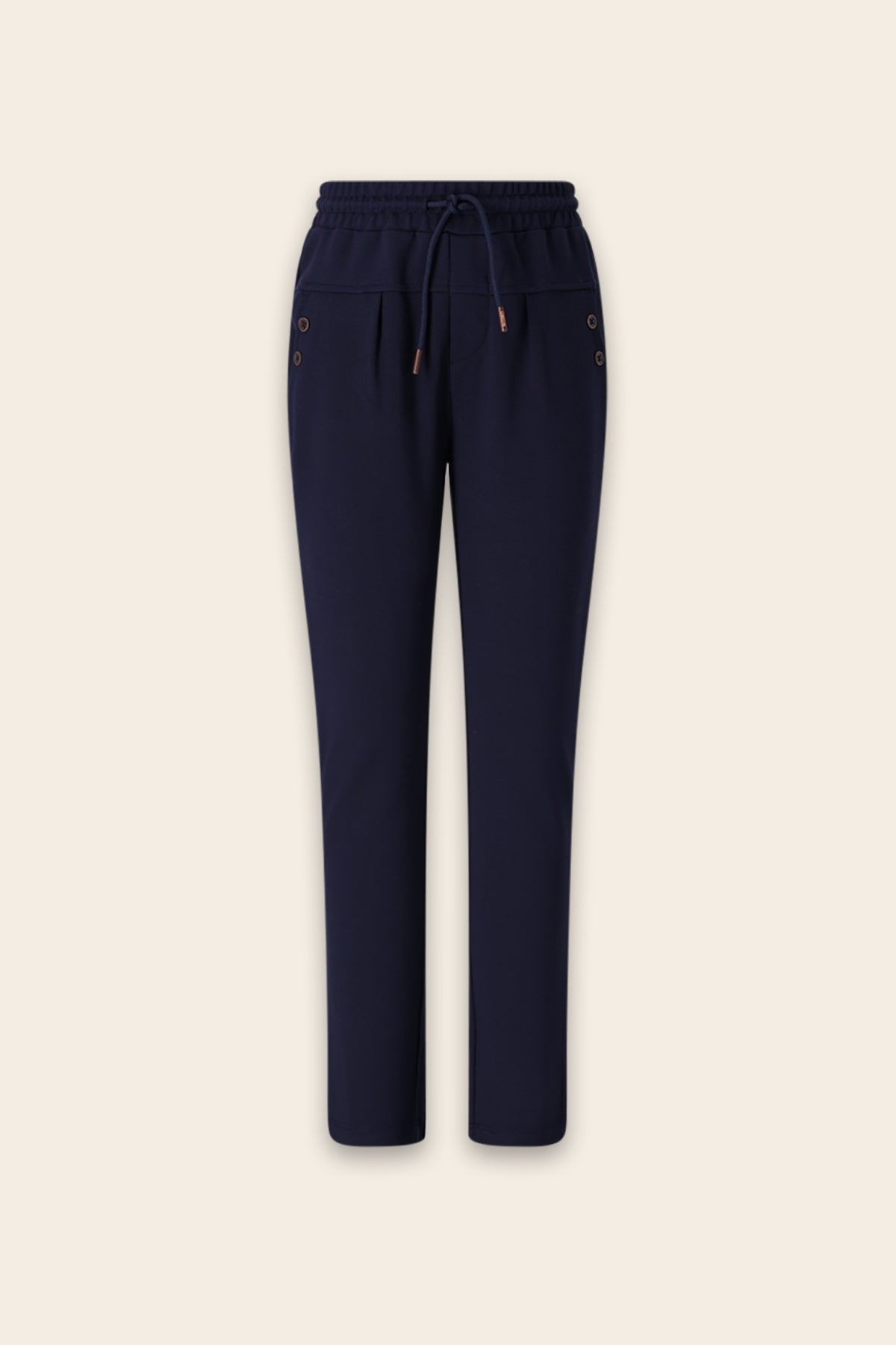 Snooze Interlock Slimfit Broek Donkerblauw