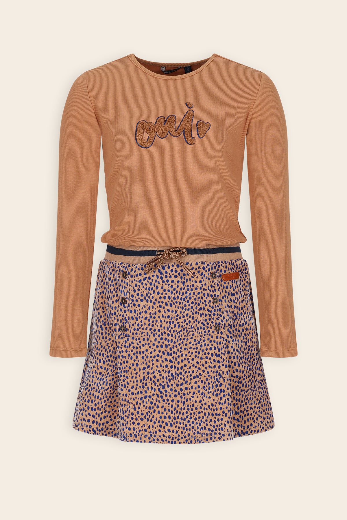Moss Combi Jurk Bruin