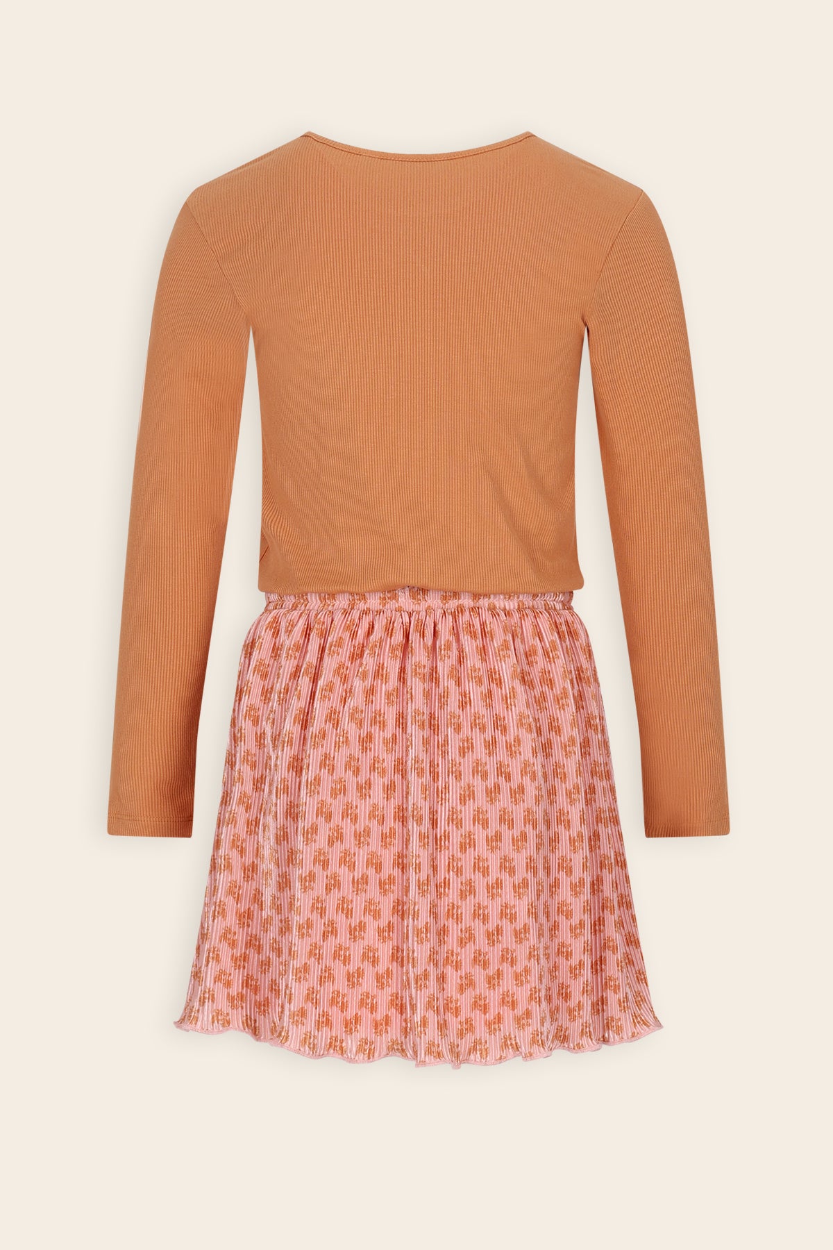 Maran Combi Jurk Oranje met Roze
