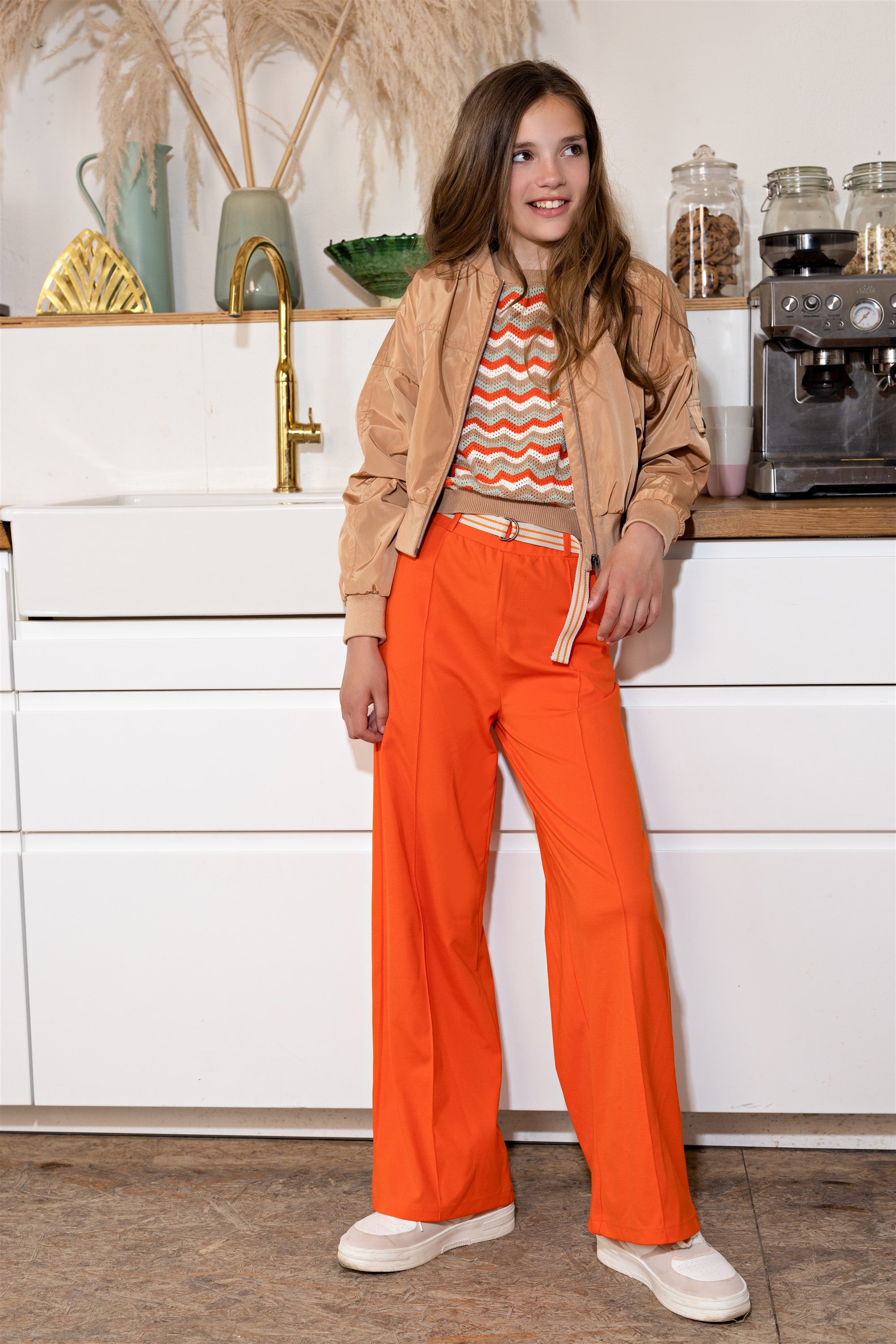 Salet Palazzo Trousers Red