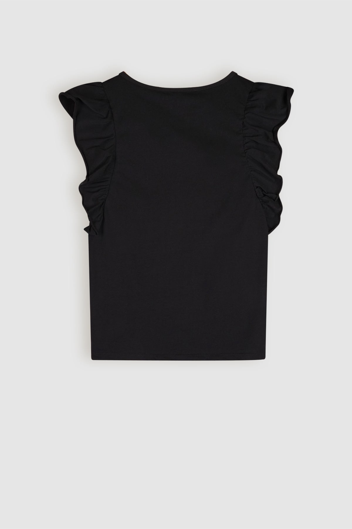 Kim Frill Top Black