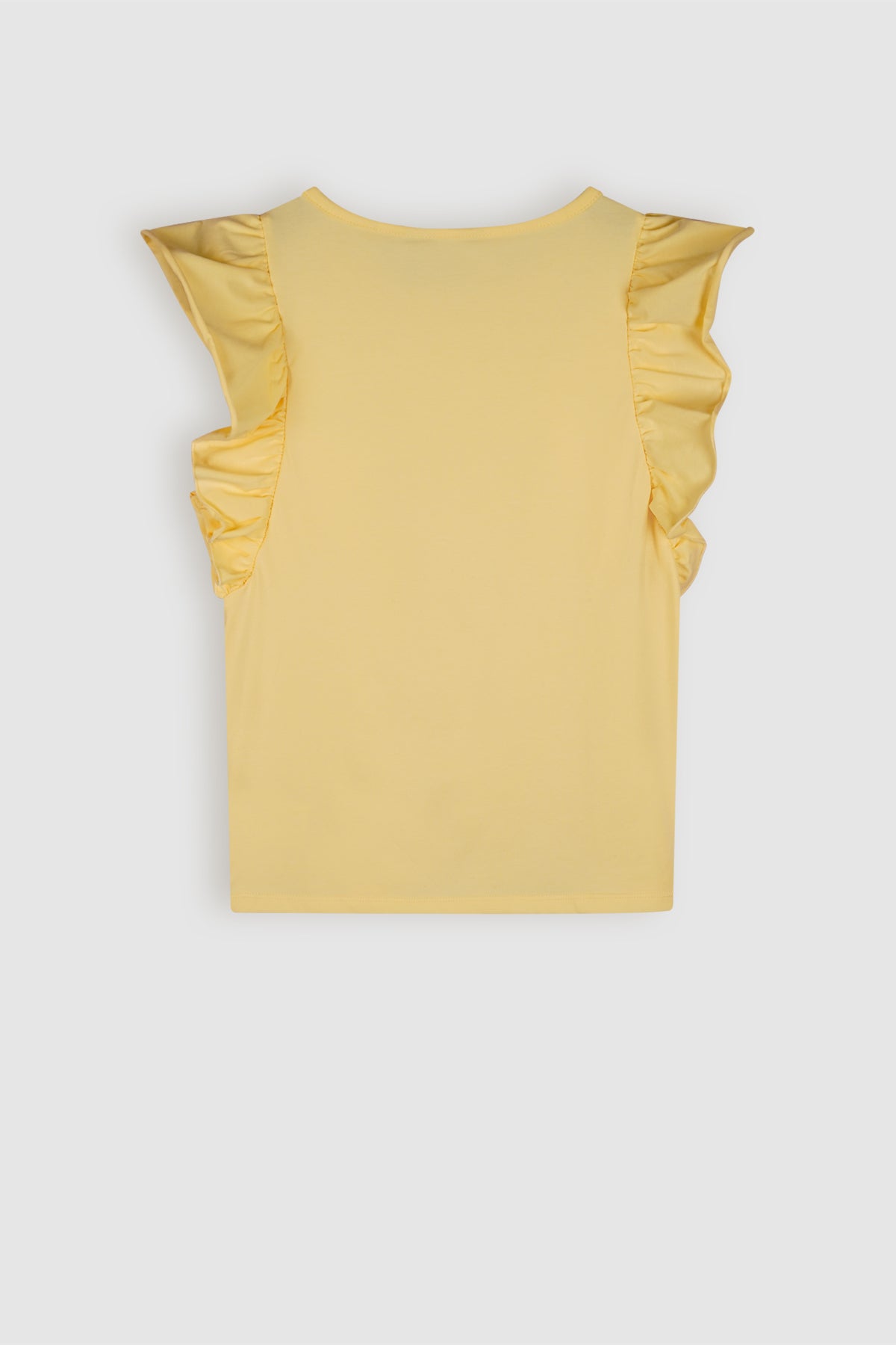 Kim Frill Top Yellow