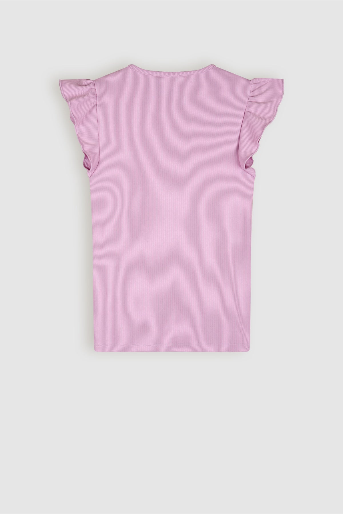 Krisp Rib Tshirt Roze