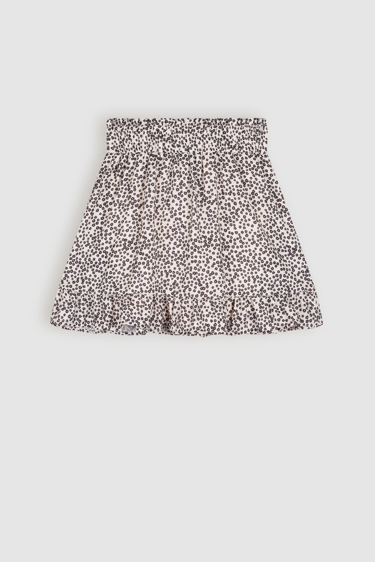 Ninez Floral Skirt Ivory