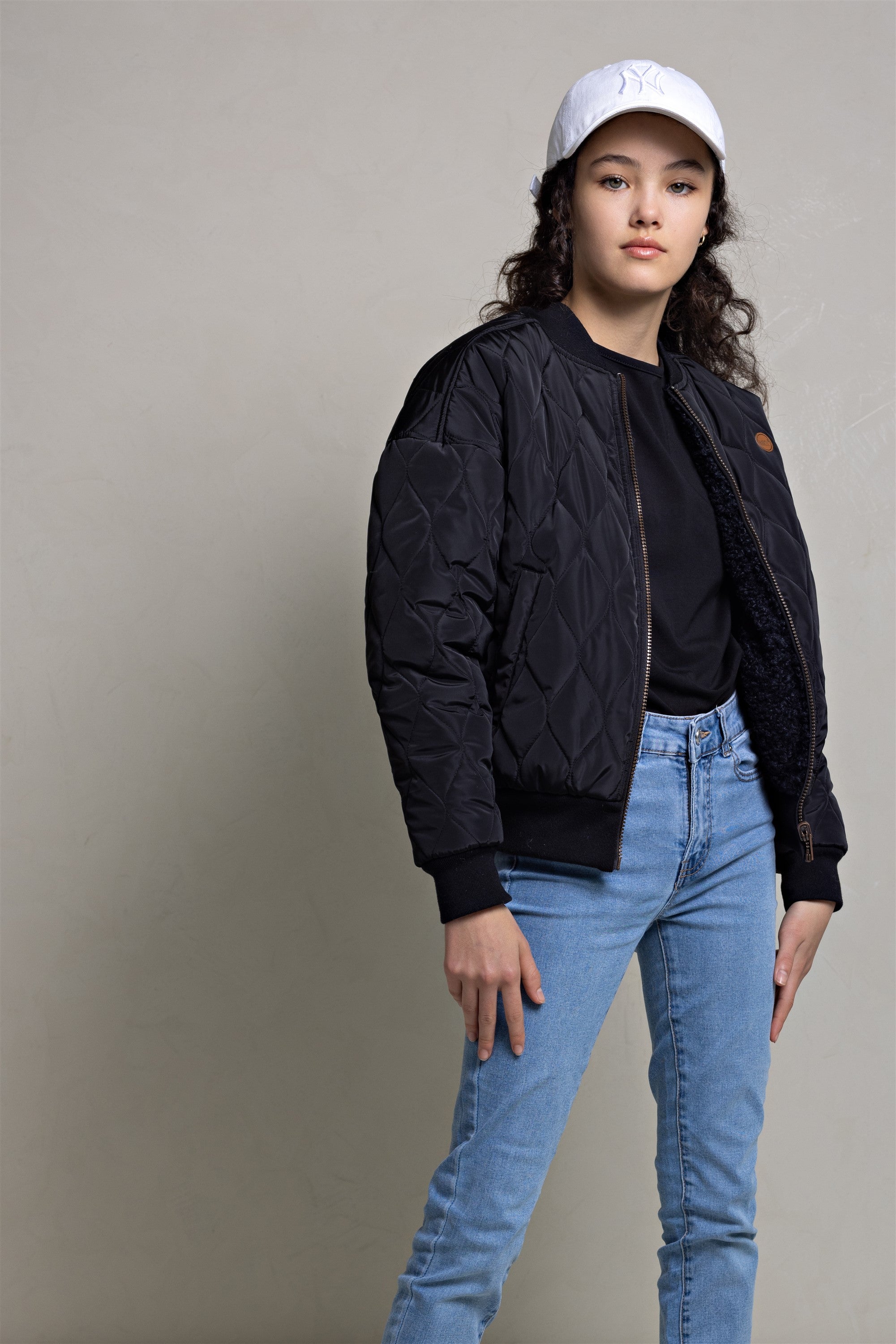 Bombi Reversible Jacket with Hidden Hood Black