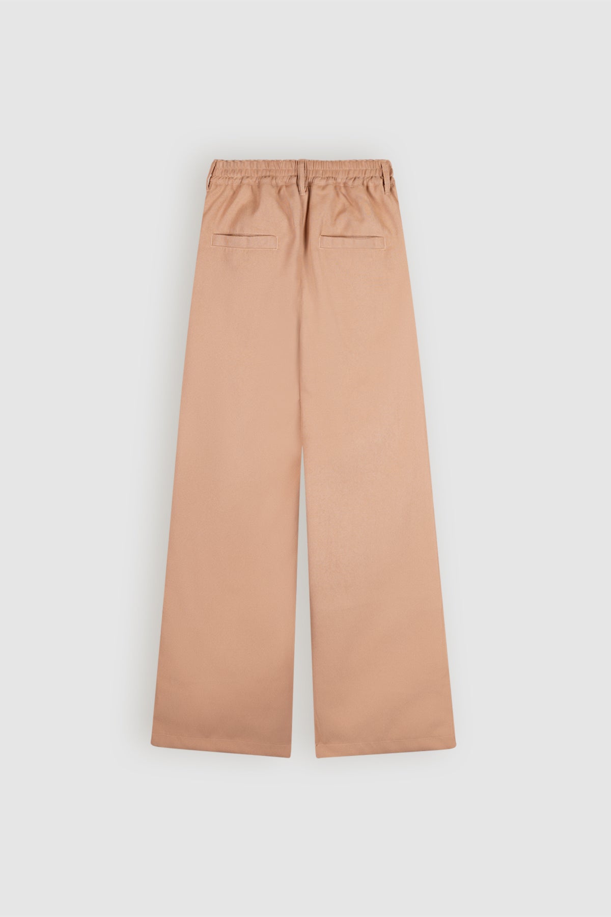 Sayla Twill Palazzo Pants Sand