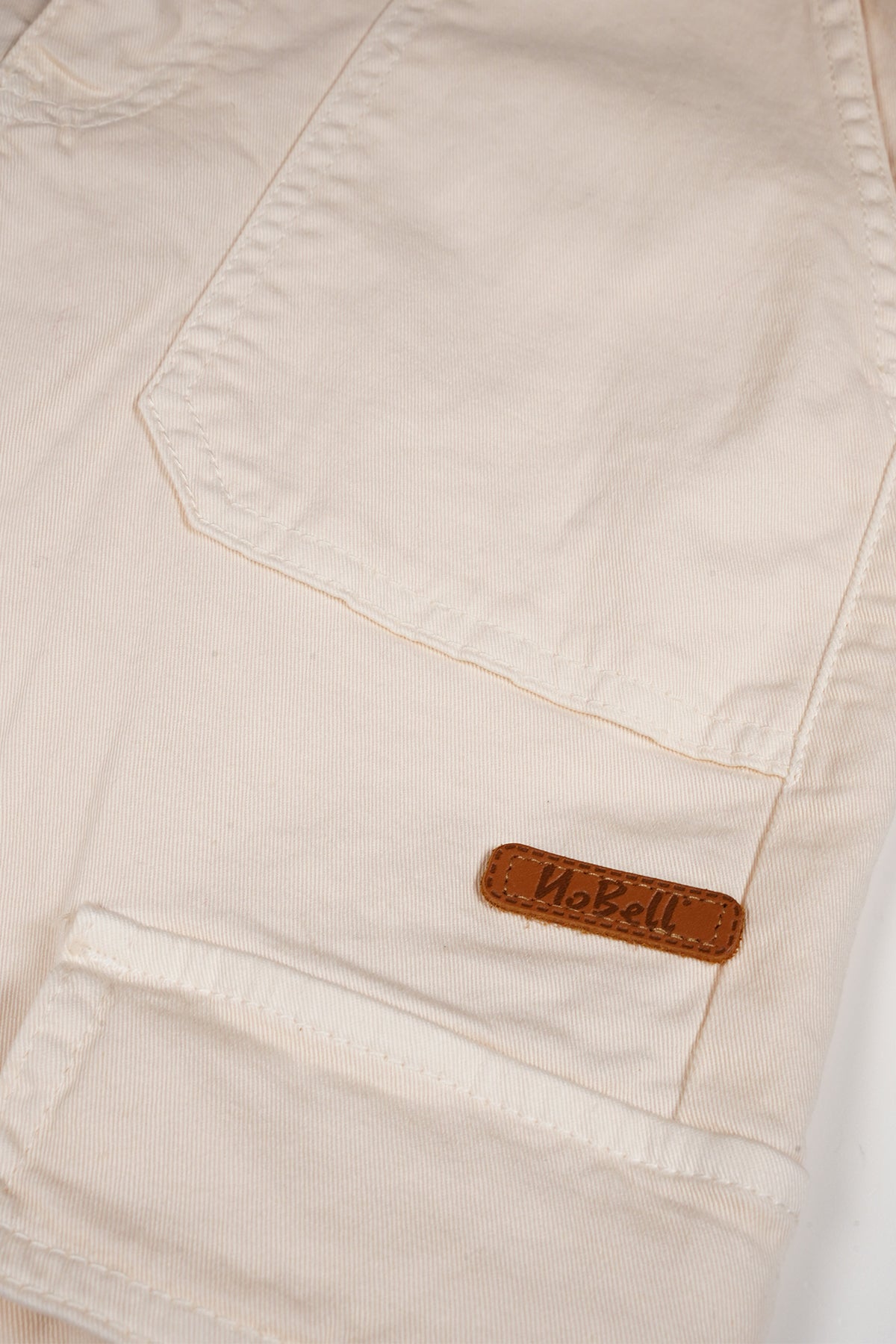 Susy Garment Dyed Twill Cargo Pants Ivory