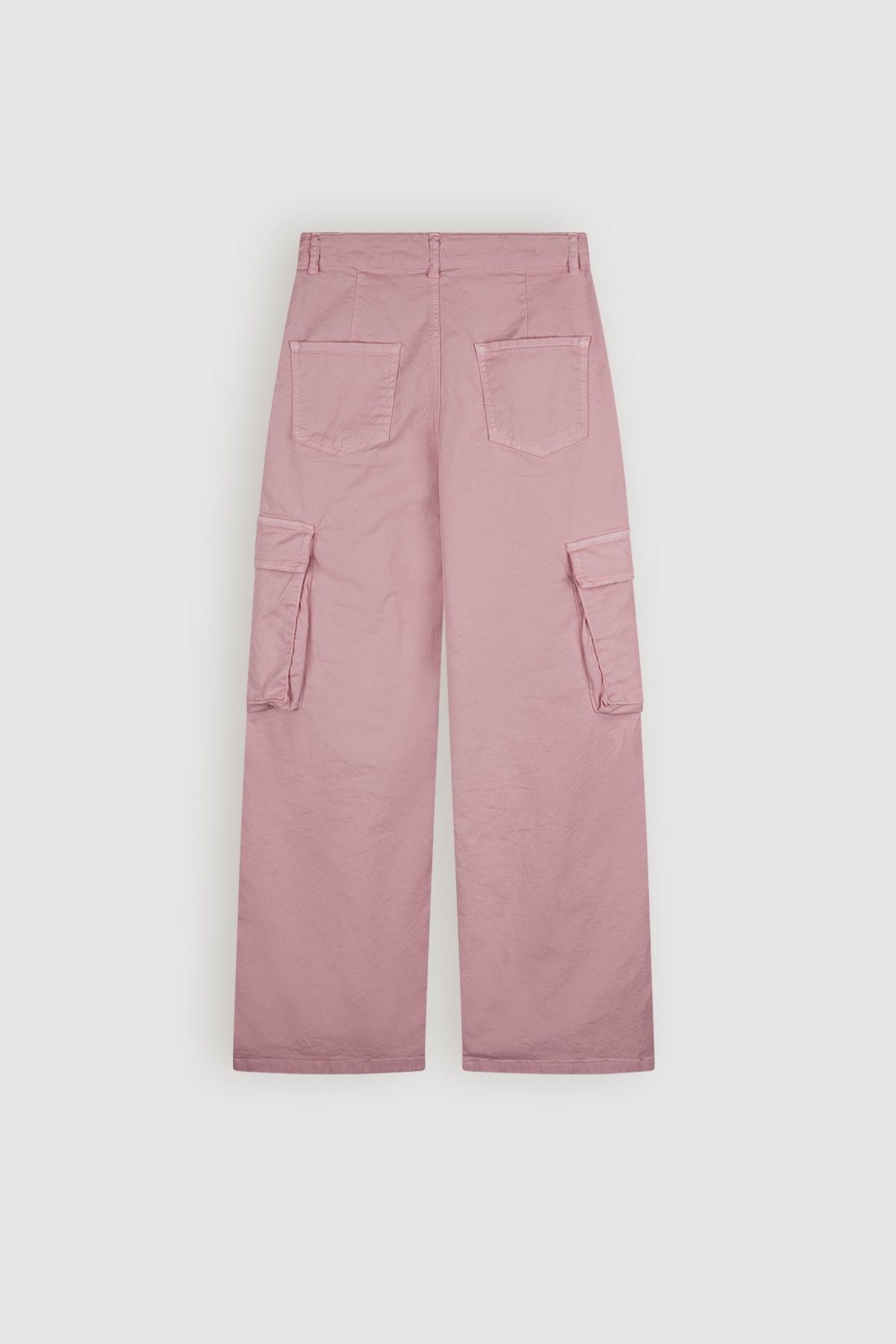 Susy Garment Dyed Twill Cargo Pants Pink