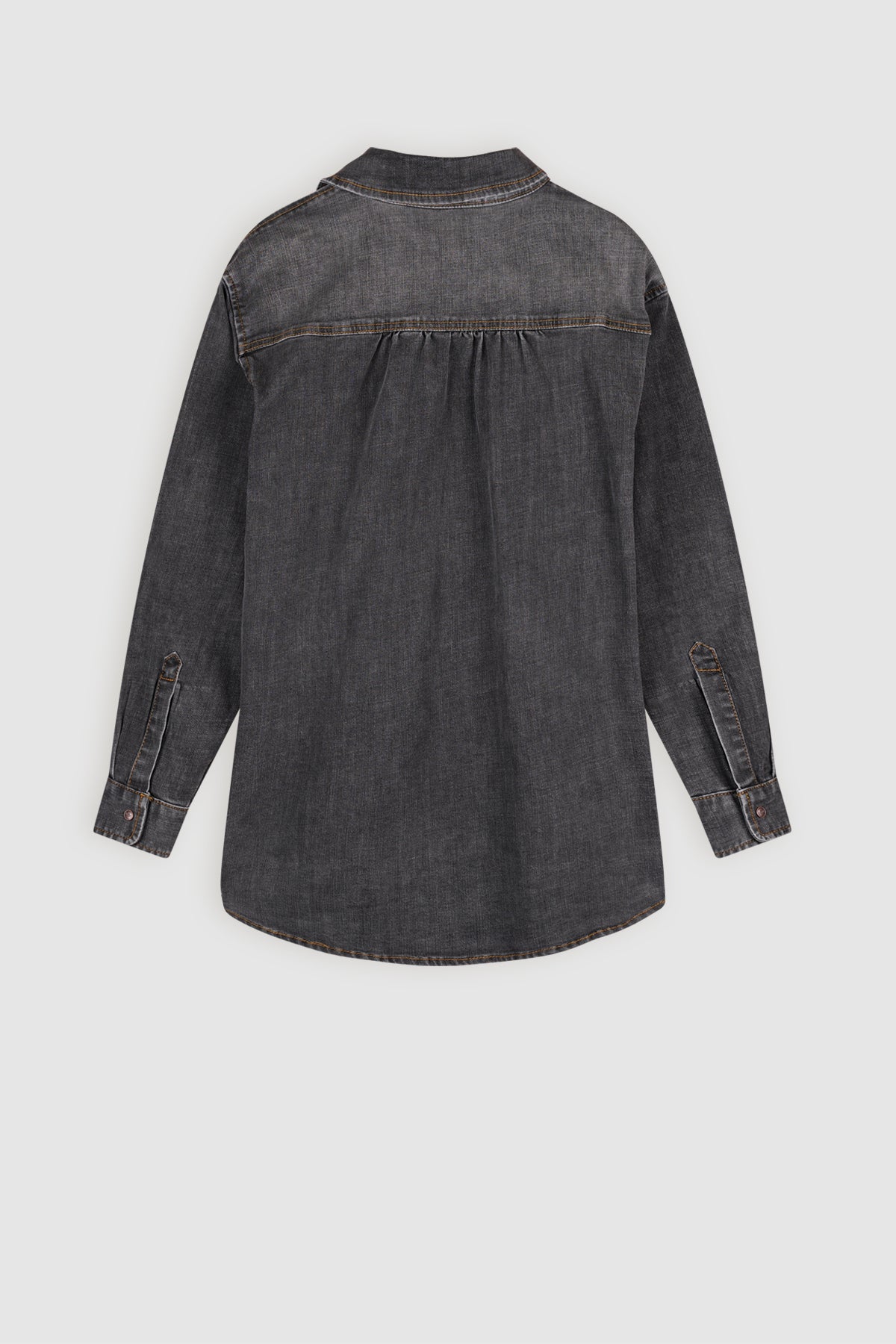 Timmy Denim Blouse Black