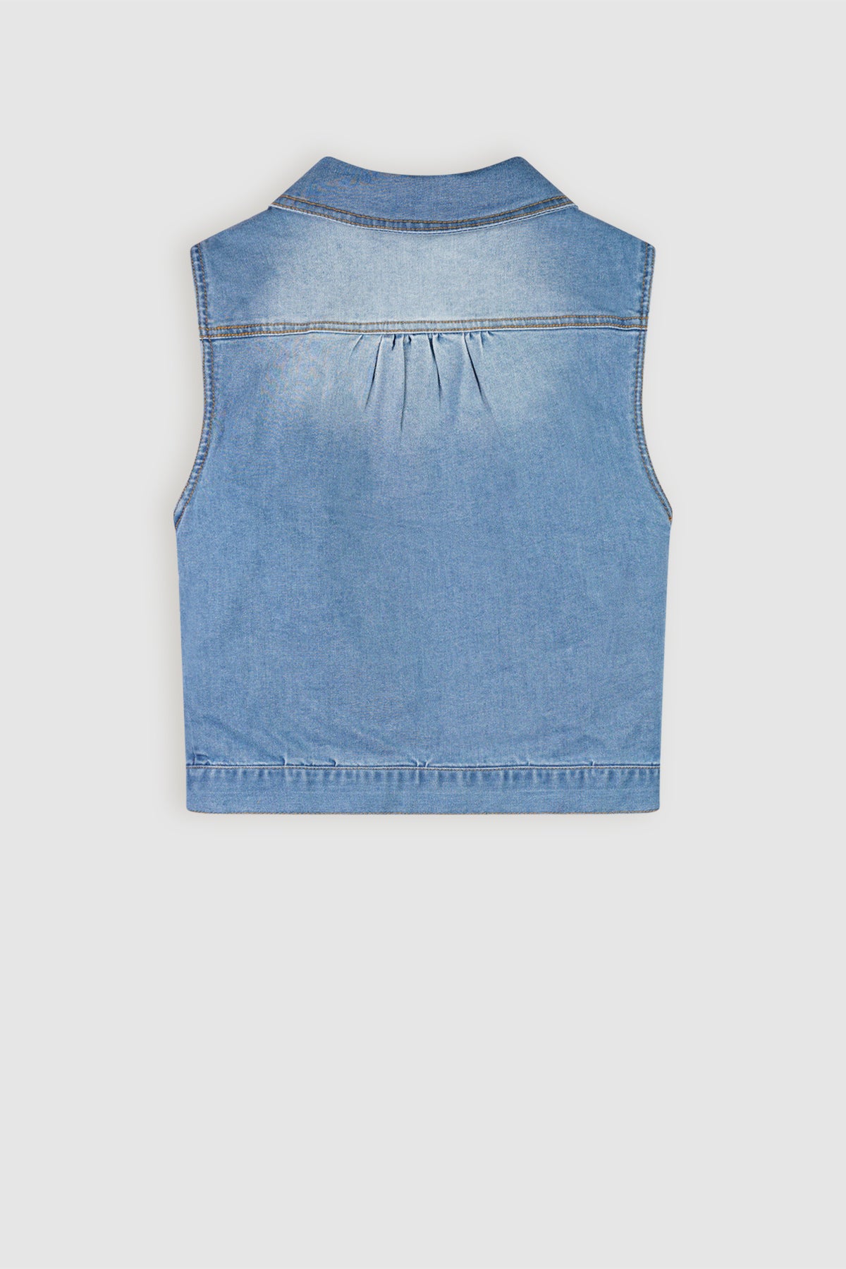 Better Gilet Denim Blauw