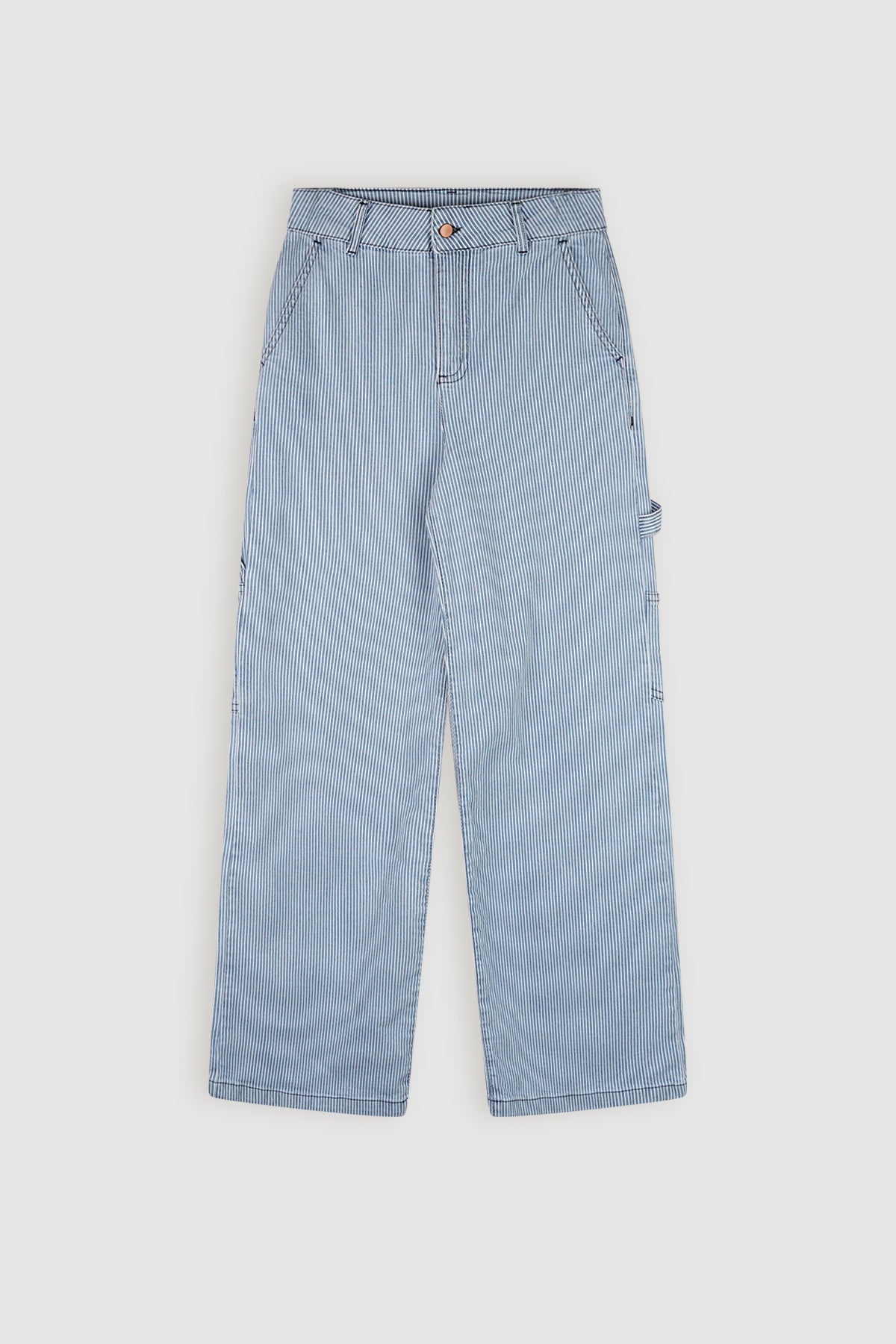 Suca Gestreeepte Carpenter Broek Blauw