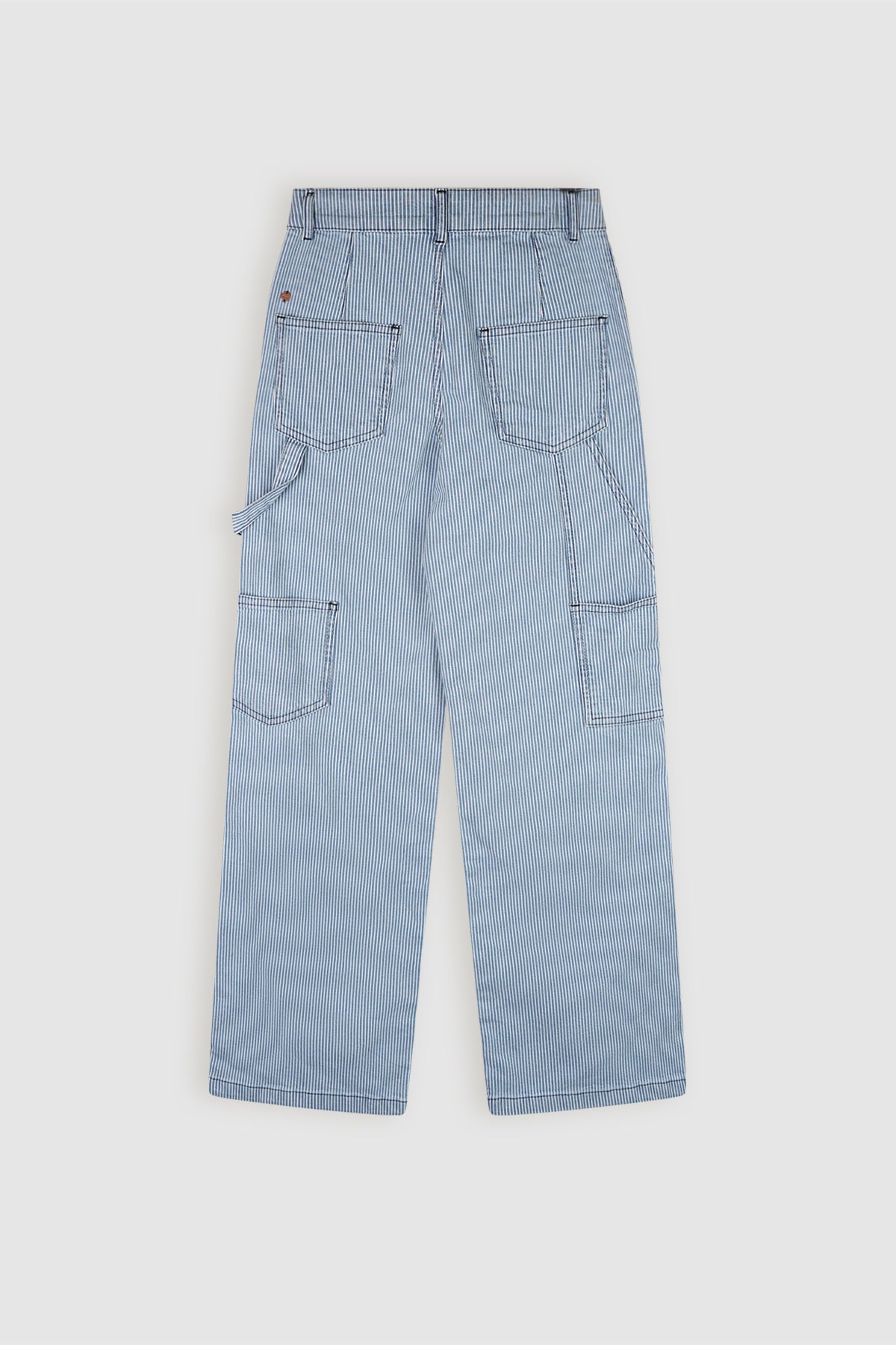 Suca Gestreeepte Carpenter Broek Blauw