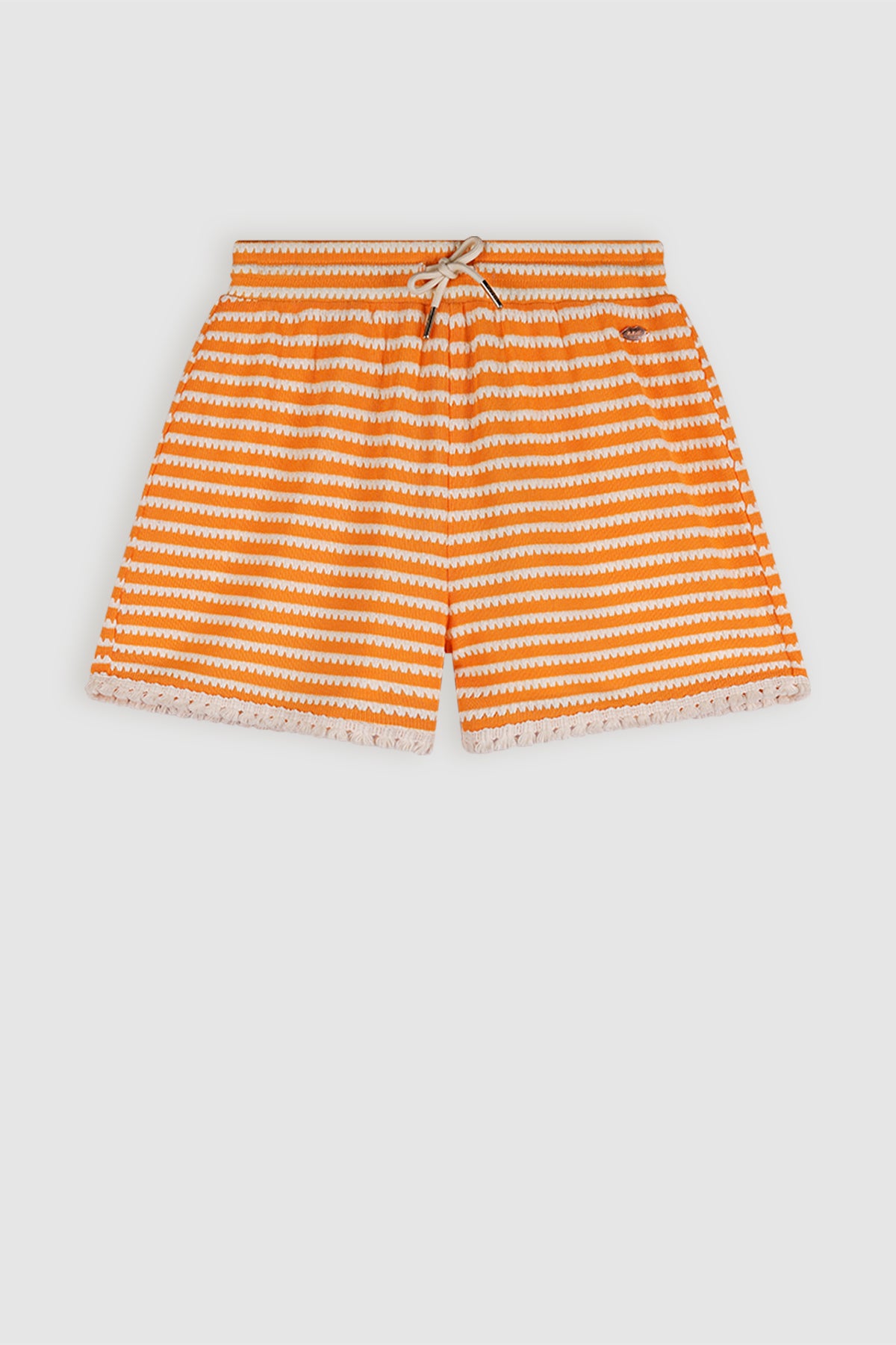 Sillas Gestreepte Short Oranje