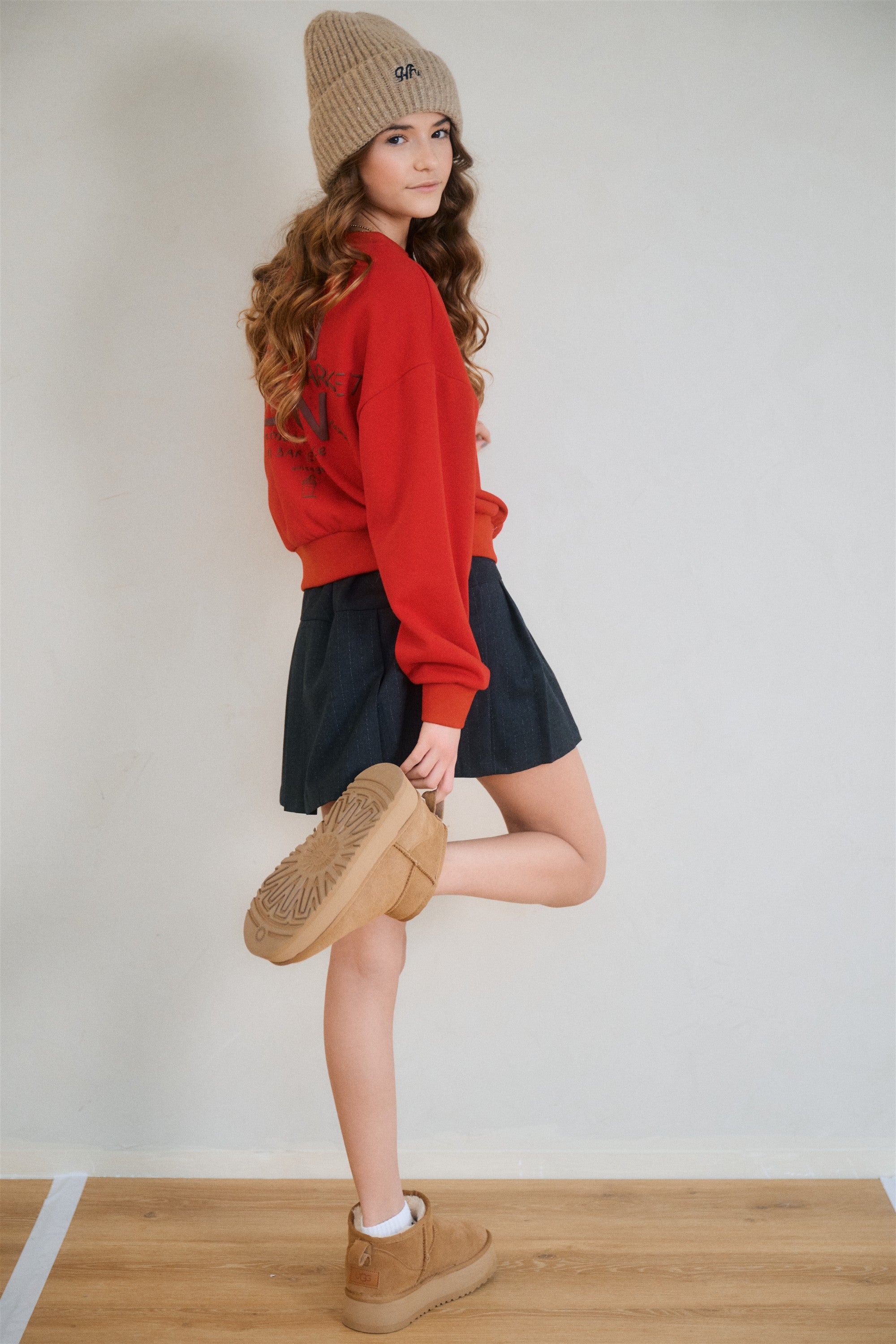 Kobell Sweater Donkerrood