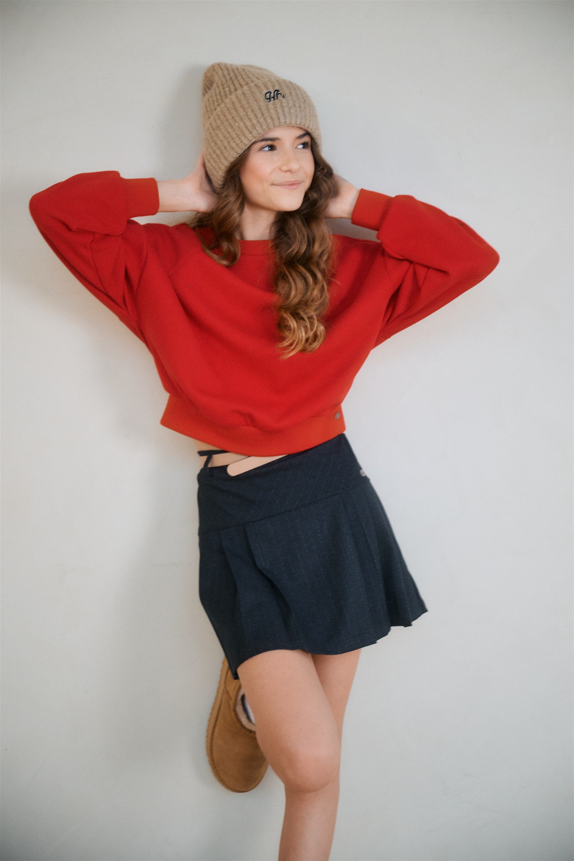 Kobell Sweater Donkerrood