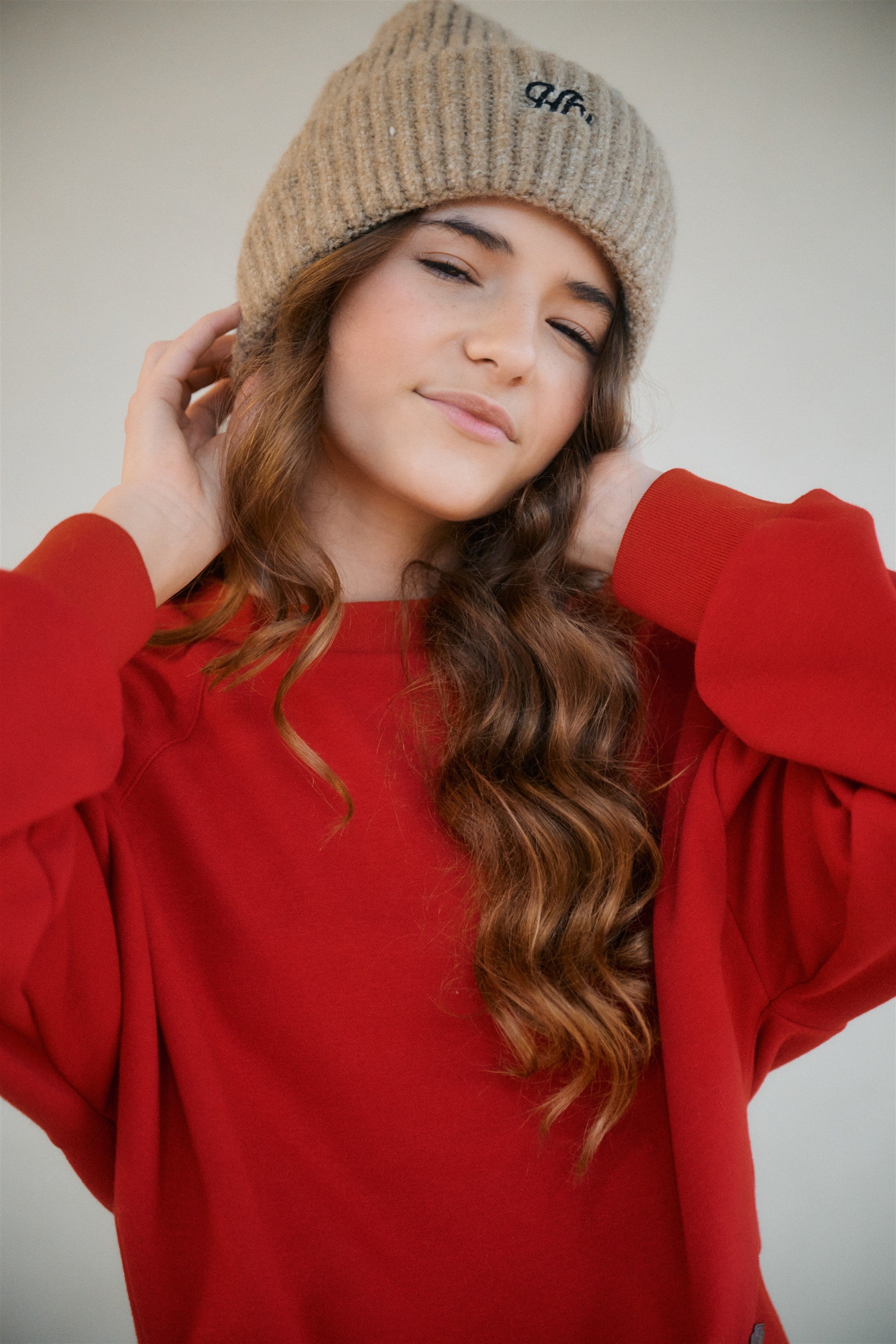 Kobell Sweater Donkerrood