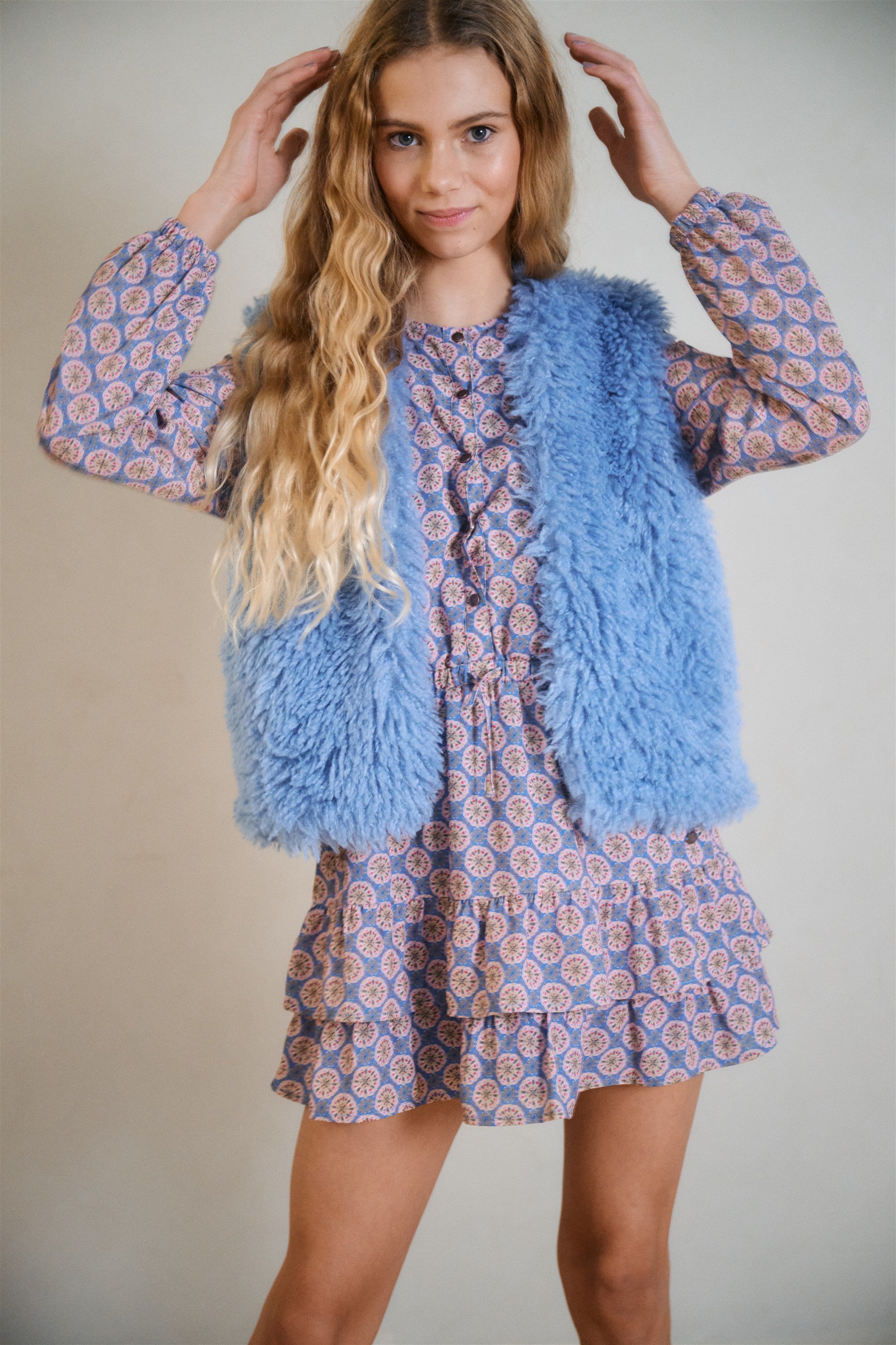 Kath Bont Gilet Blauw