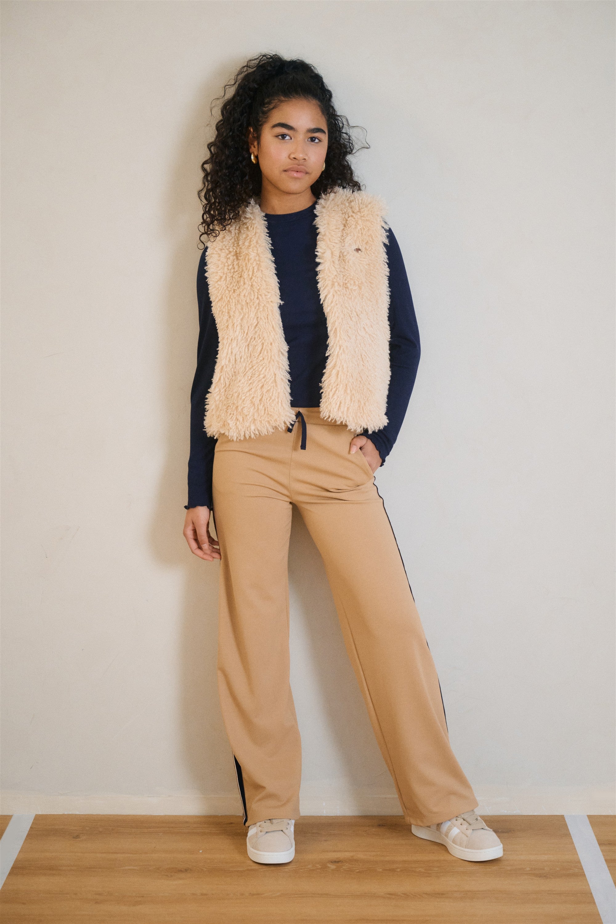 Krop Essential Crop Top Donkerblauw