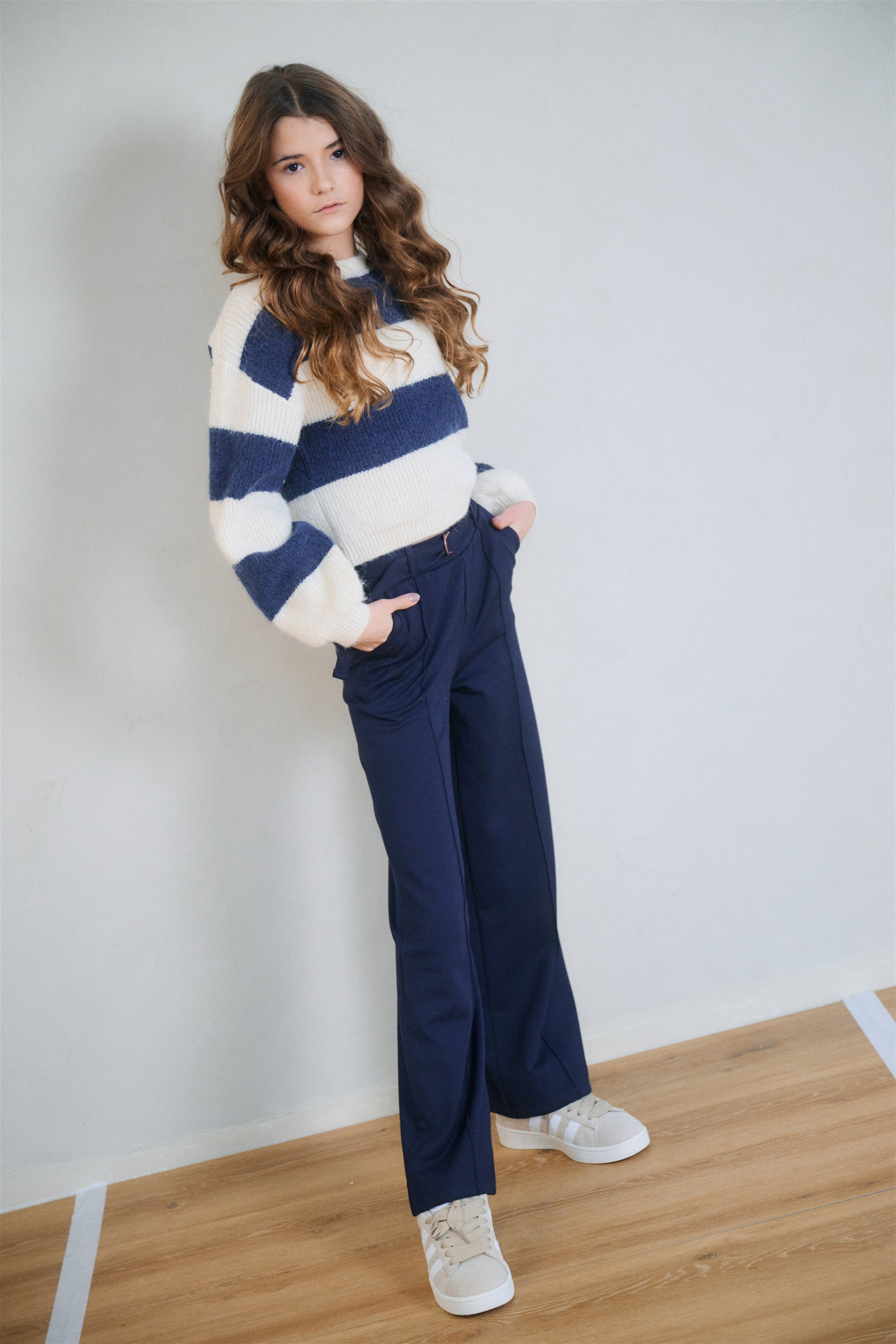 Salet Broek Donkerblauw