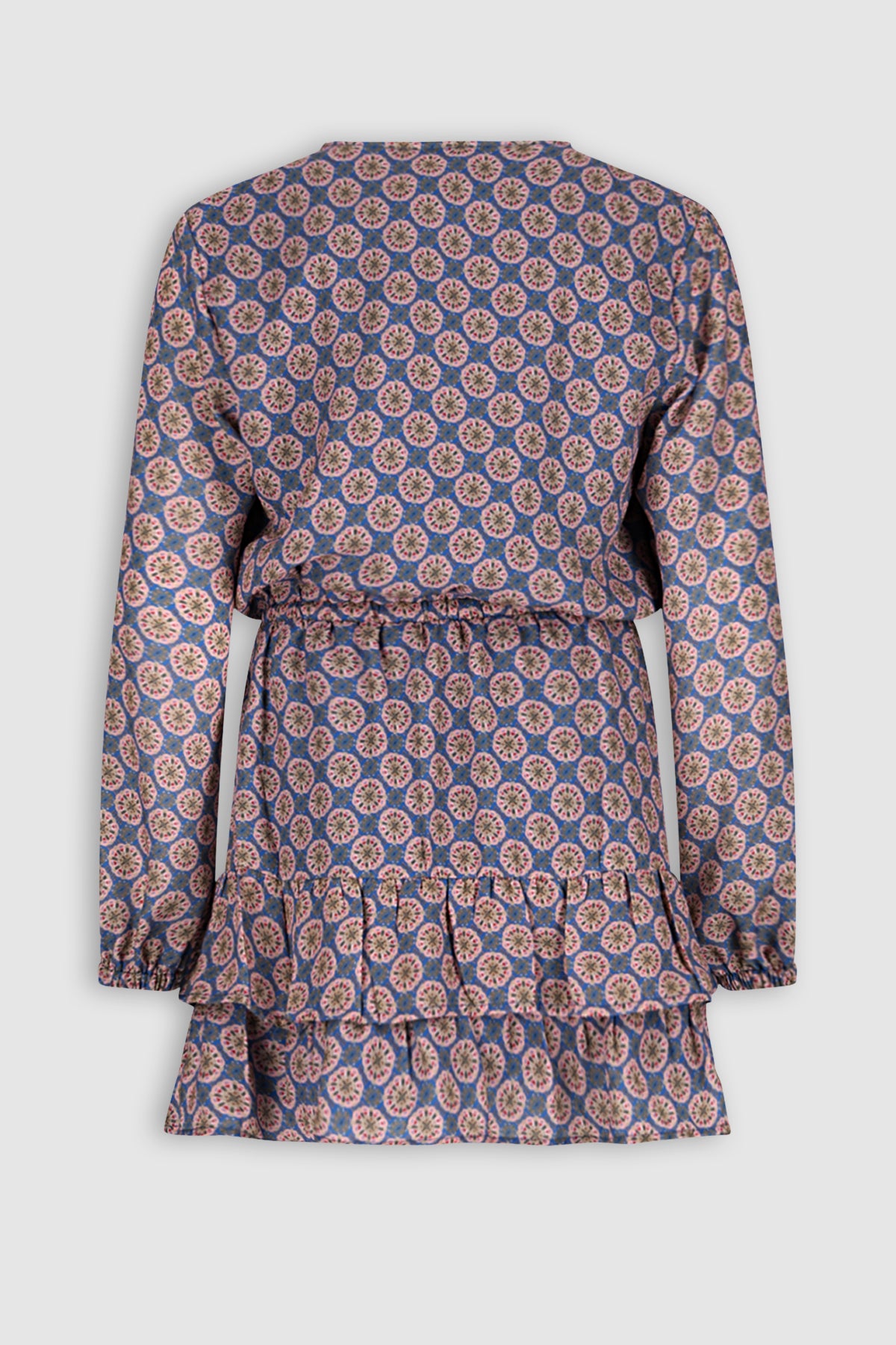 Mayal Geprinte Jurk Blauw
