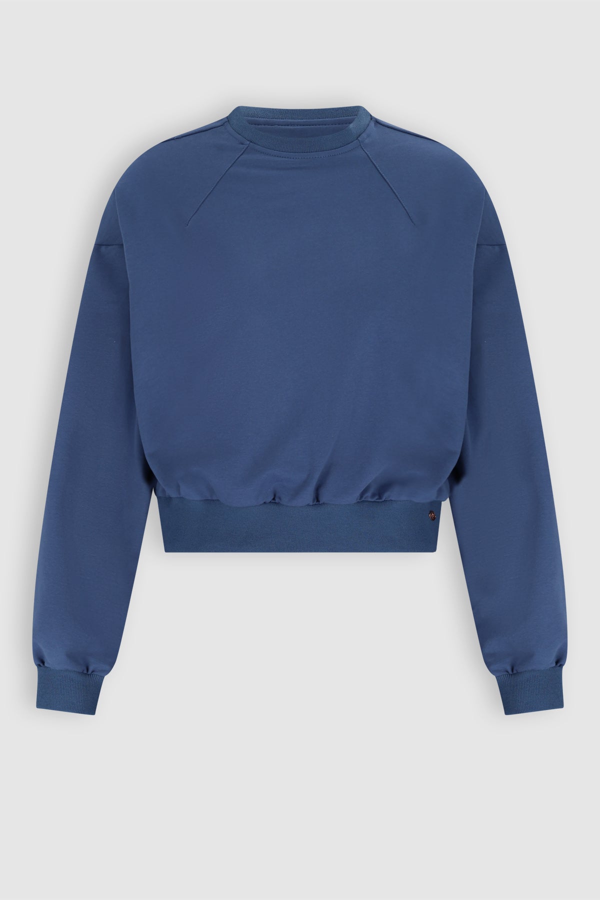 Kobell Cropped Sweater Blauw