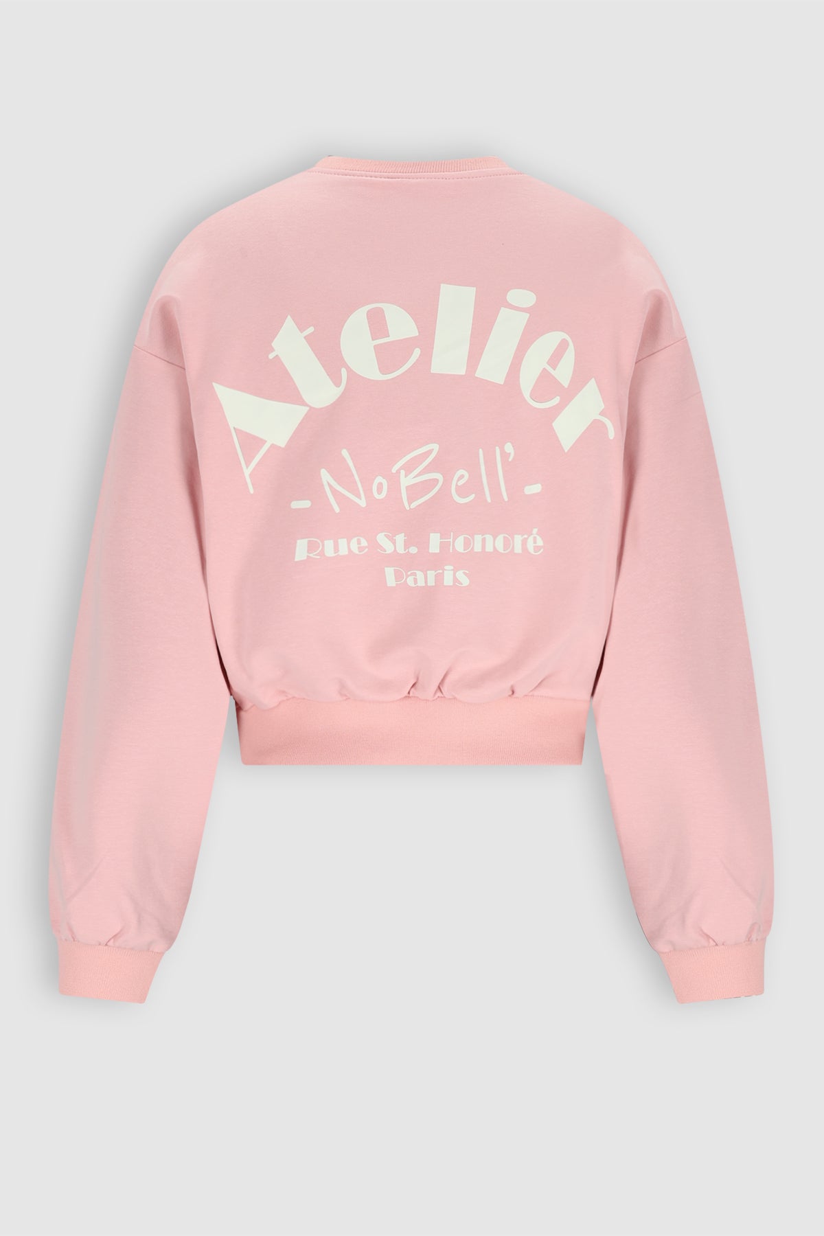 Kobell Cropped Sweater Roze