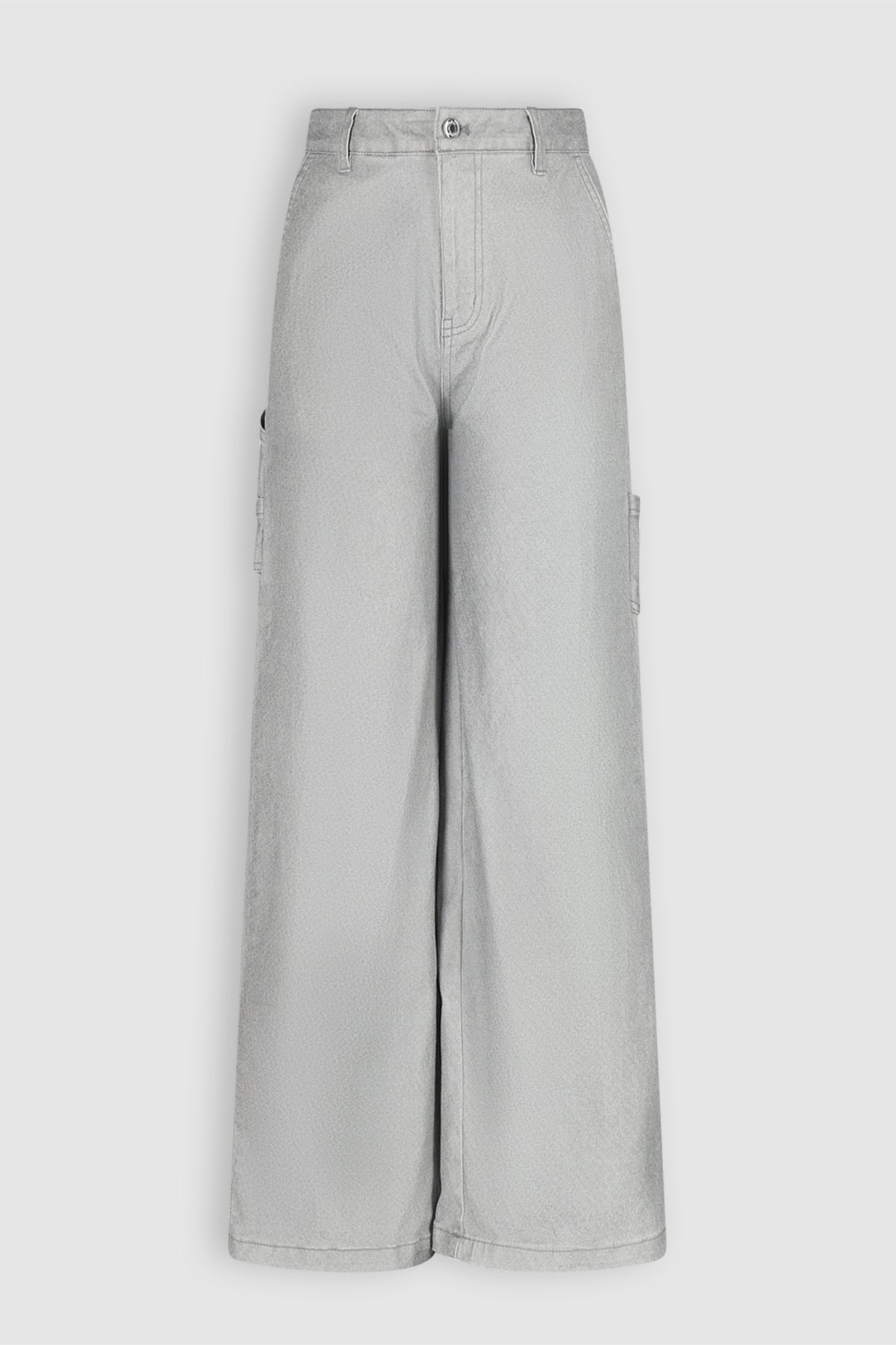 Suca Shiny Denim Broek Grijs