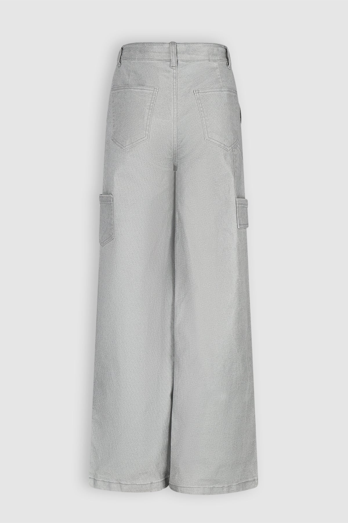 Suca Shiny Denim Broek Grijs